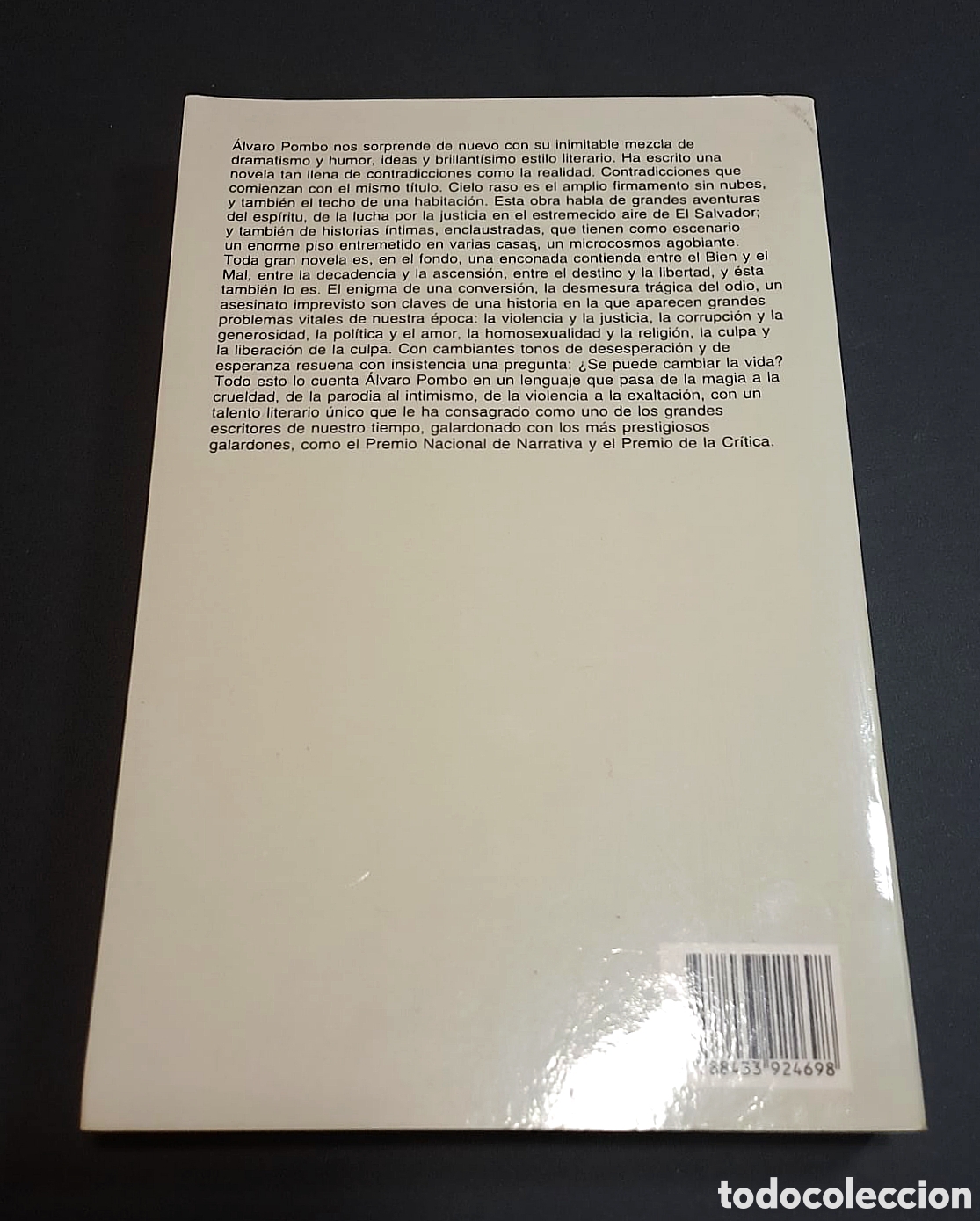 Libros de segunda mano: El cielo raso - &Aacute;lvaro Pombo - Anagrama - Foto 2