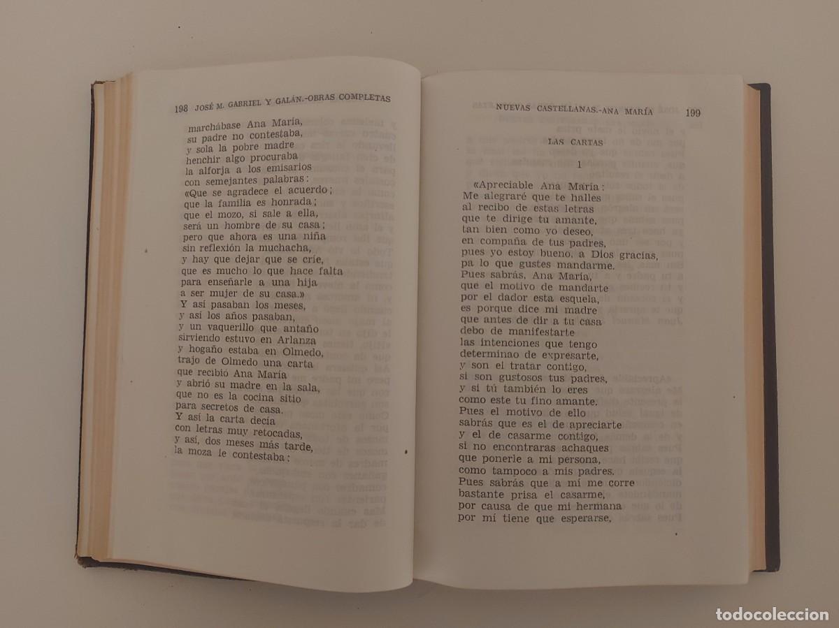 Libros de segunda mano: Gabriel y Gal&aacute;n. Obras completas. - Foto 6