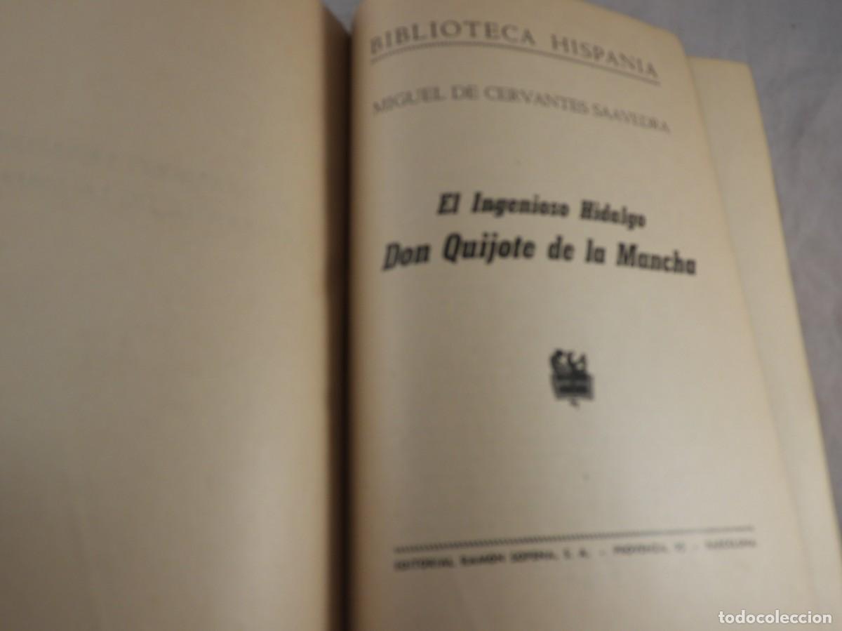 Libros de segunda mano: Libro del Quijote Edit. Ram&oacute;n Sopena A&ntilde;o 1958 - Foto 3