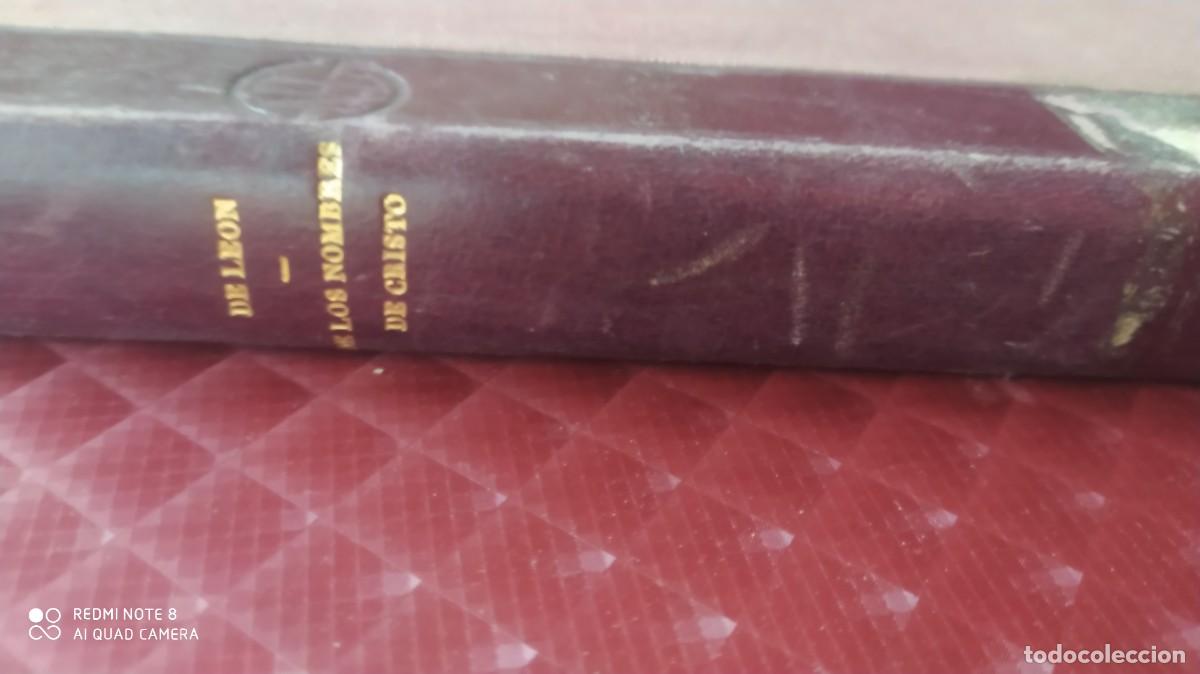Libros de segunda mano: FRAY LUIS DE LEON DE LOS NOMBRES DE CRISTO COLECCION AUSTRAL 522 - Foto 2