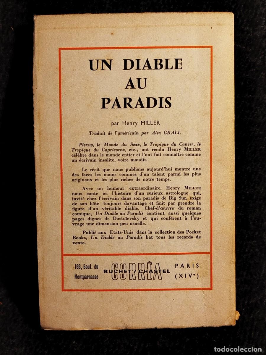 Libros de segunda mano: 1957. Un diable au paradis. Henry Miller. - Foto 8