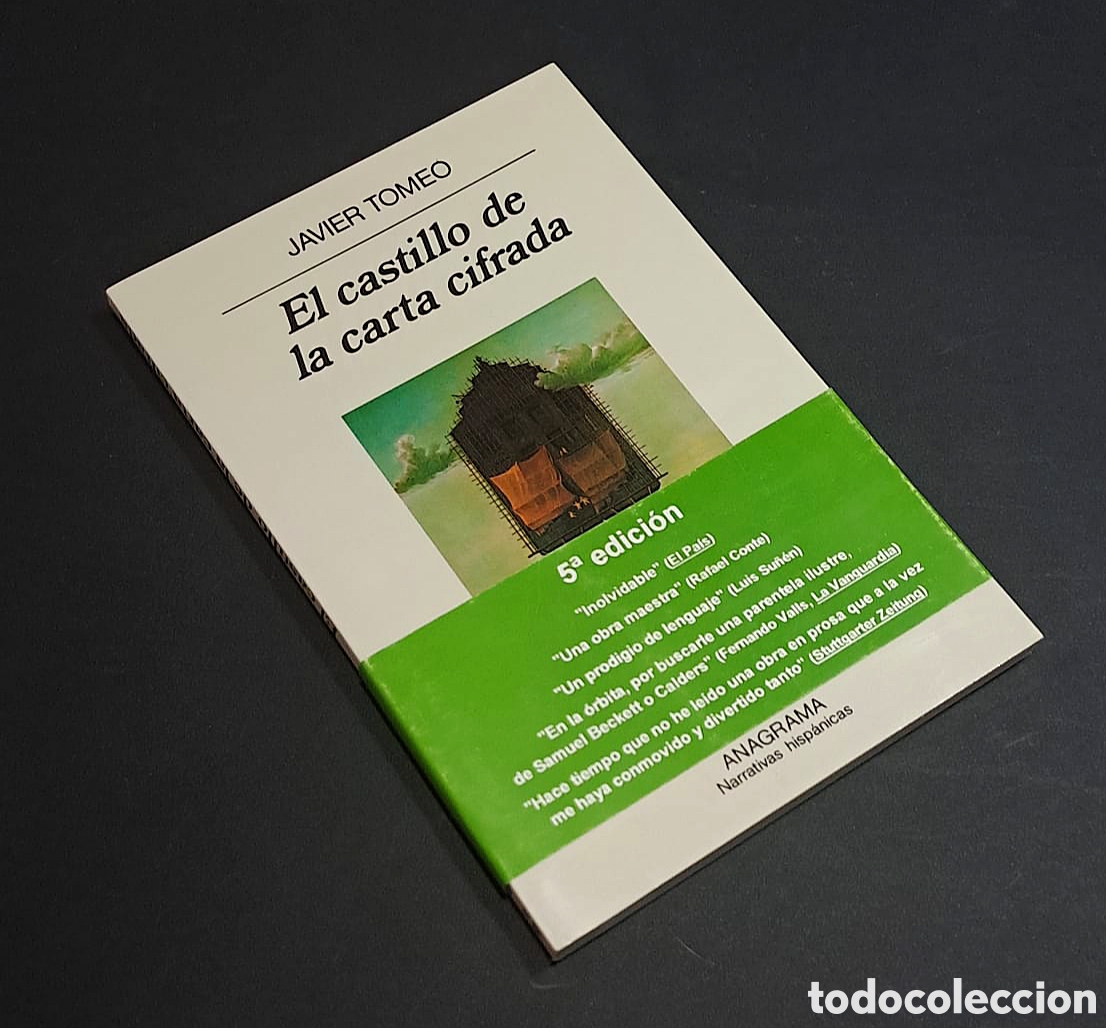 Libros de segunda mano: El castillo de la carta cifrada - Javier Tomeo - Anagrama - Foto 1