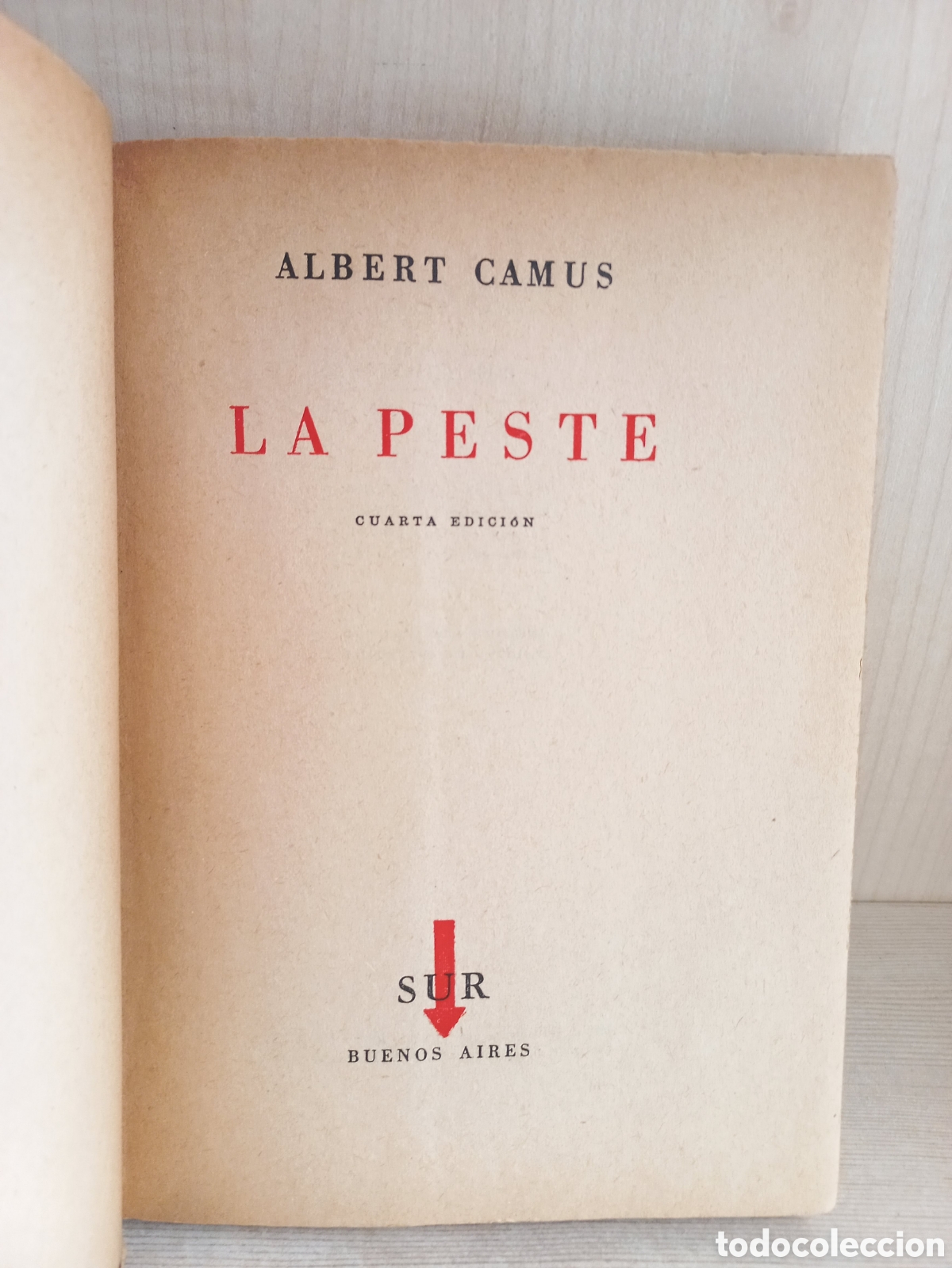 Libros de segunda mano: La Peste. Albert Camus. Editorial Sur, 1955. Argentina. - Foto 4