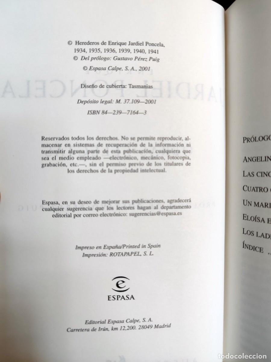 Libros de segunda mano: JARDIEL PONCELA, OBRAS SELECTAS. AUSTRAL SUMMA. ESPASA, 2001. COMO NUEVO - Foto 9
