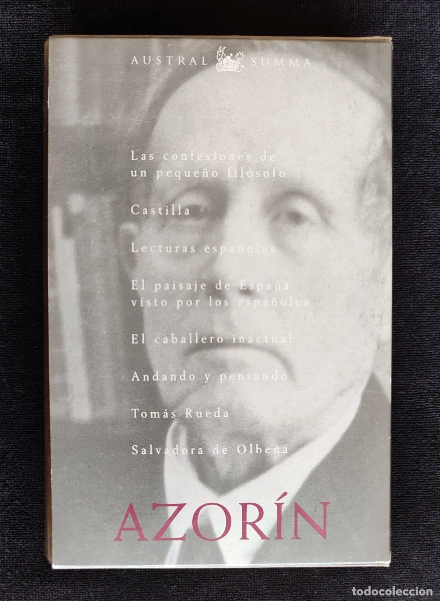 Libros de segunda mano: AZOR&Iacute;N, OBRAS SELECTAS. AUSTRAL SUMMA. ESPASA, 1998. COMO NUEVO - Foto 4