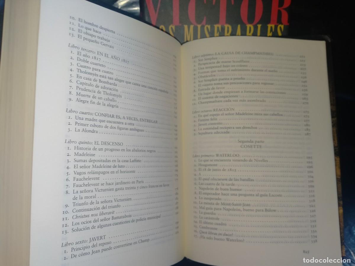 Libros de segunda mano: V&Iacute;CTOR HUGO. LOS MISERABLES (2 TOMOS) .C&Iacute;RCULO - Foto 5