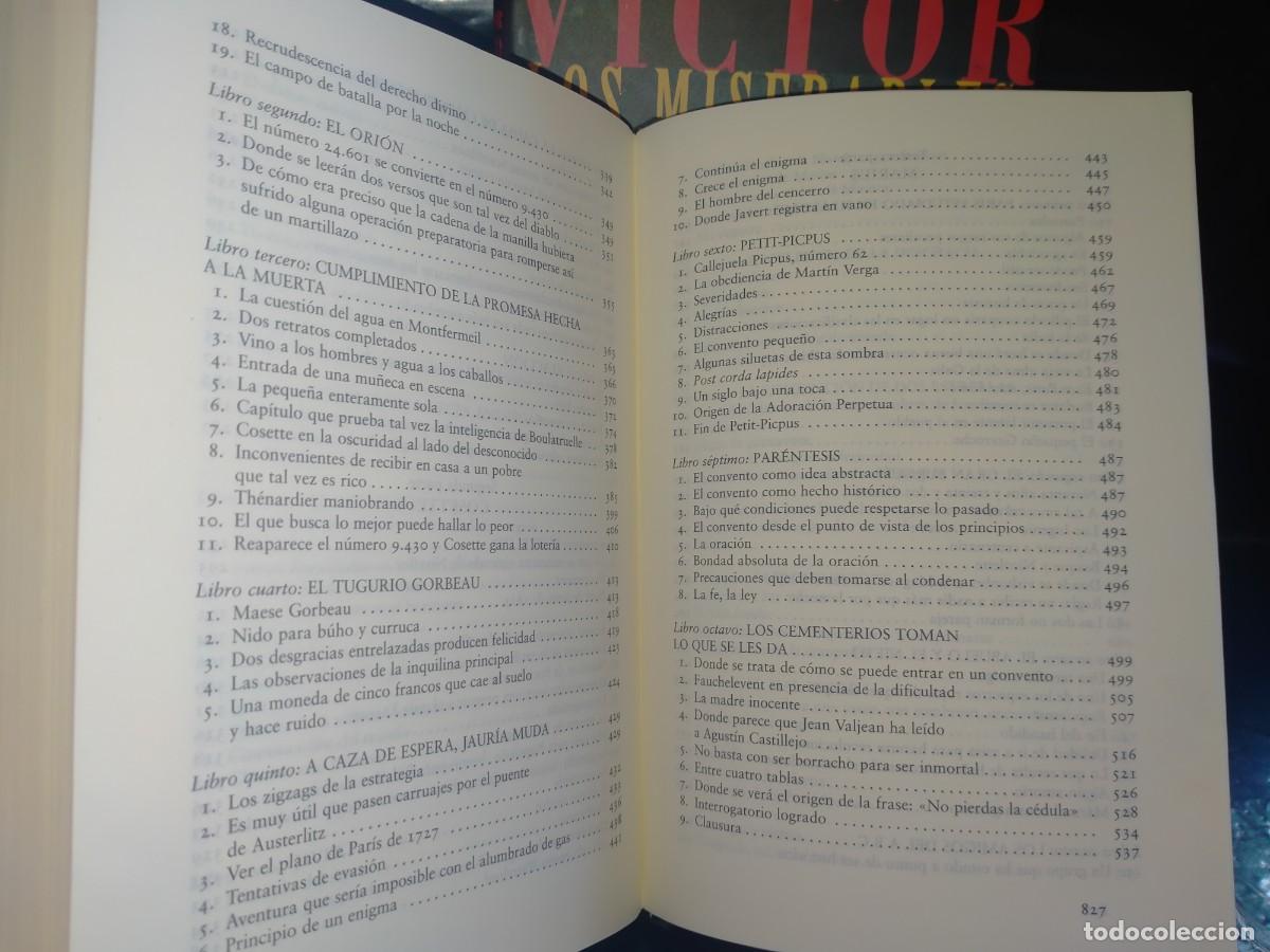 Libros de segunda mano: V&Iacute;CTOR HUGO. LOS MISERABLES (2 TOMOS) .C&Iacute;RCULO - Foto 6