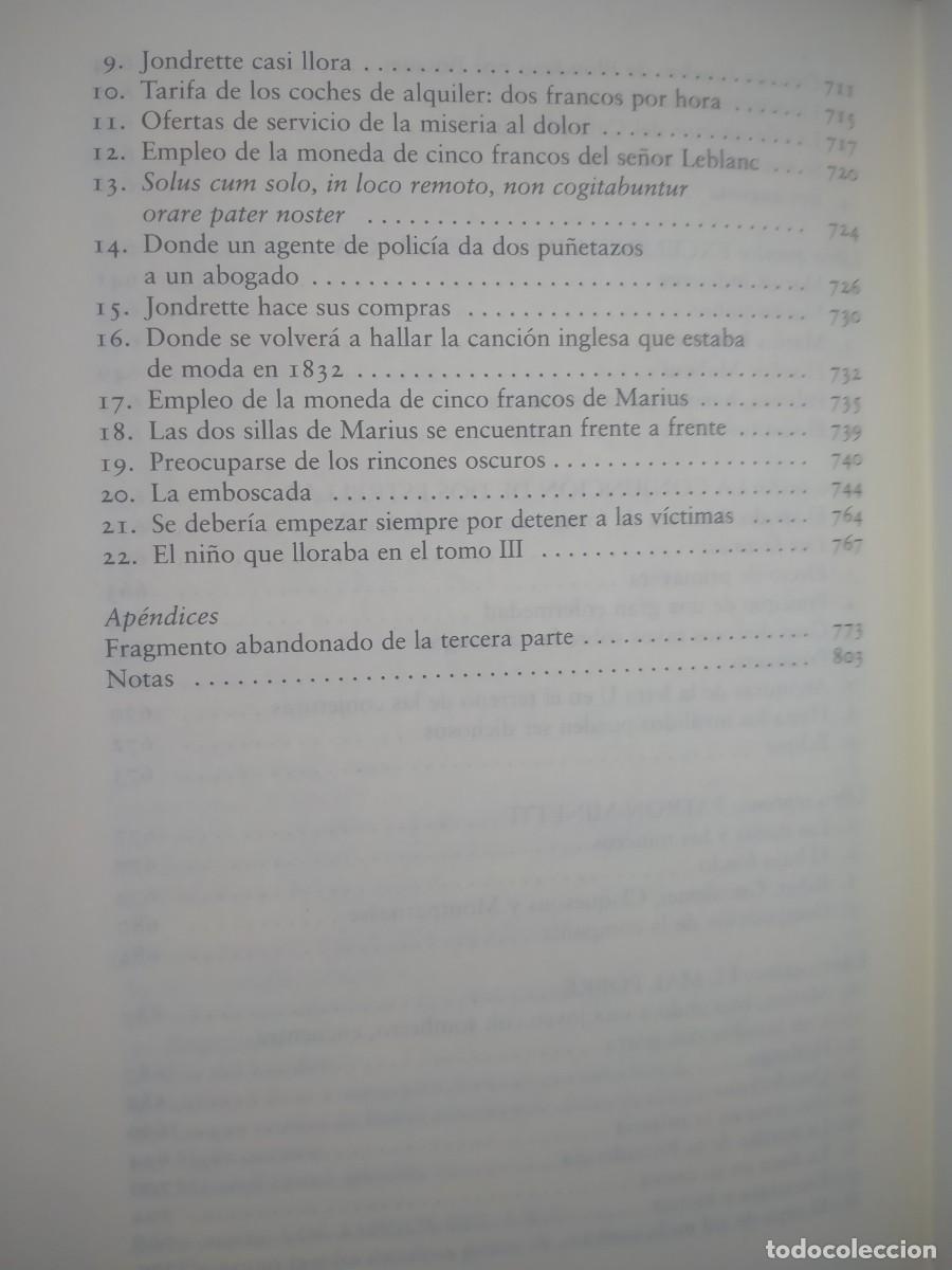 Libros de segunda mano: V&Iacute;CTOR HUGO. LOS MISERABLES (2 TOMOS) .C&Iacute;RCULO - Foto 8