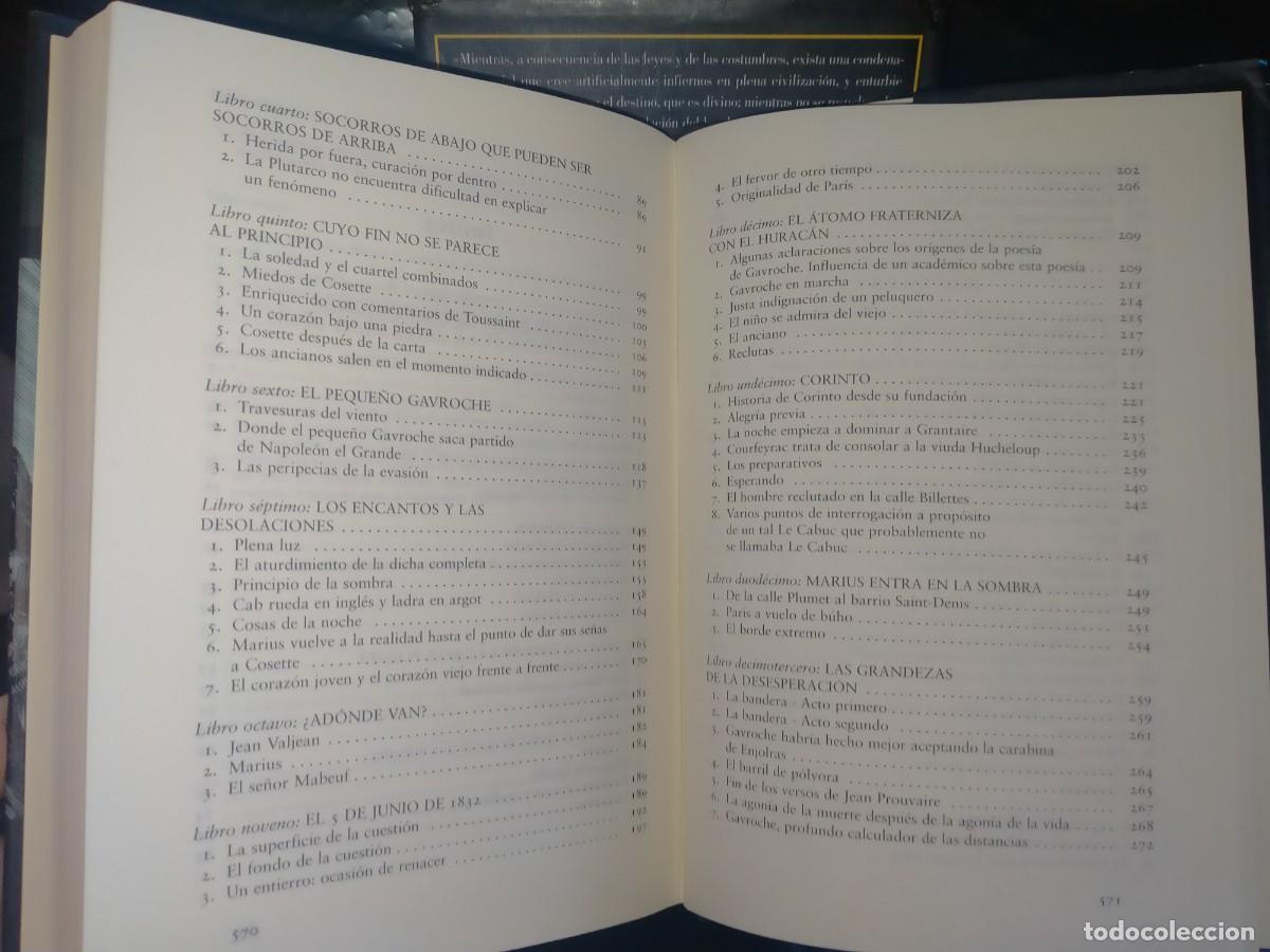 Libros de segunda mano: V&Iacute;CTOR HUGO. LOS MISERABLES (2 TOMOS) .C&Iacute;RCULO - Foto 13