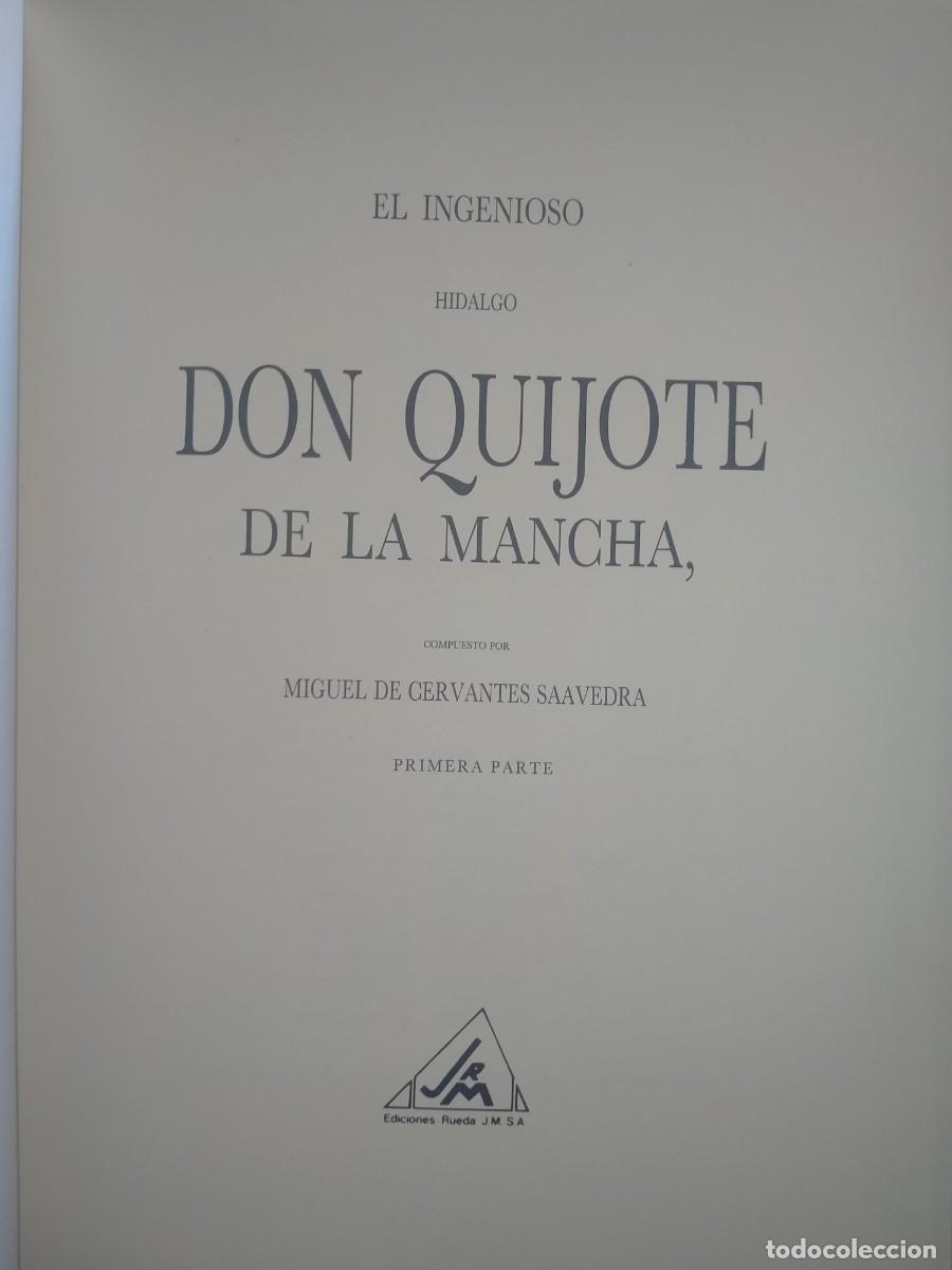 Libros de segunda mano: CERVANTES. EL QUIJOTE (2 TOMOS) .RUEDA - Foto 2