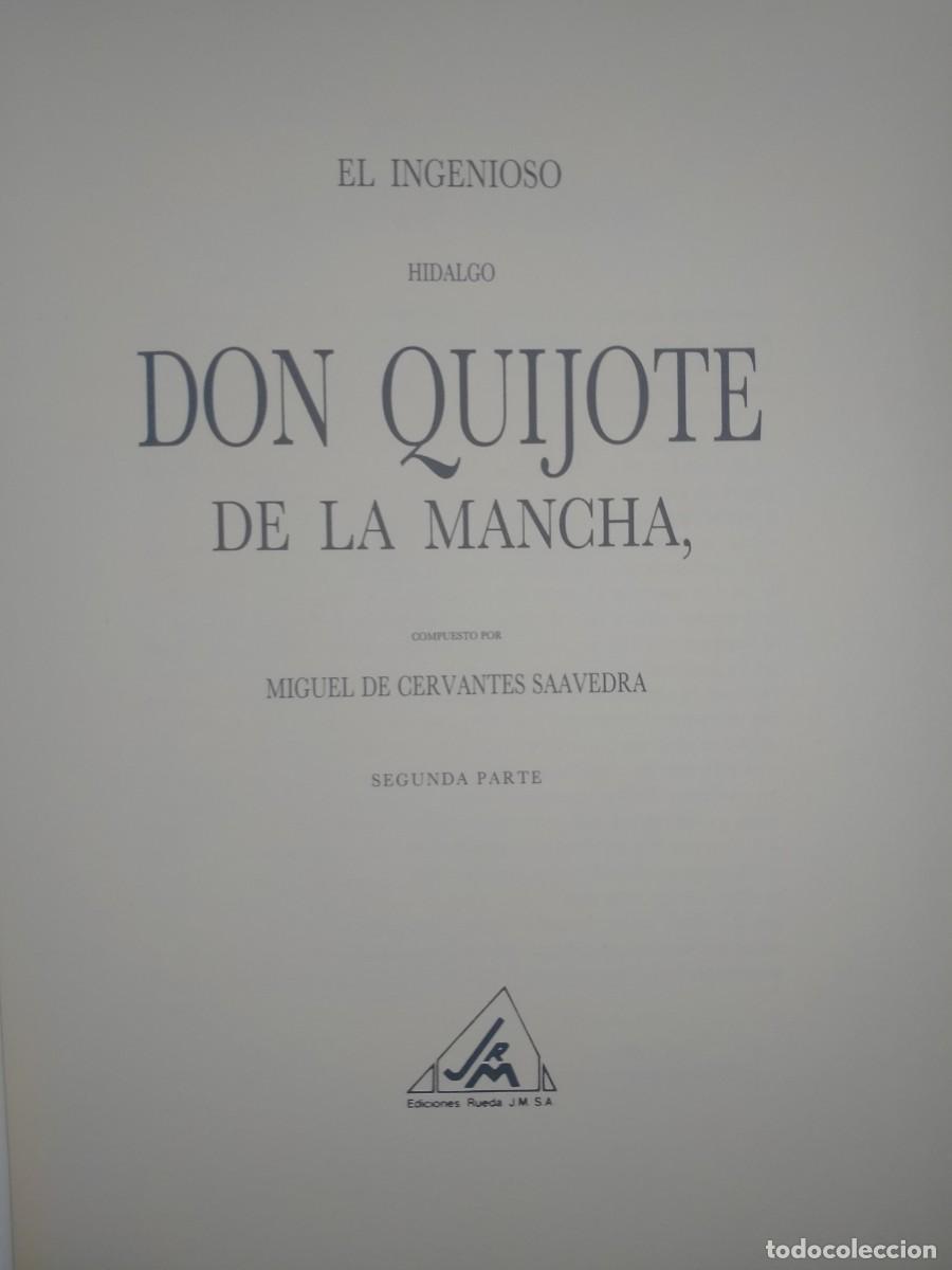 Libros de segunda mano: CERVANTES. EL QUIJOTE (2 TOMOS) .RUEDA - Foto 14