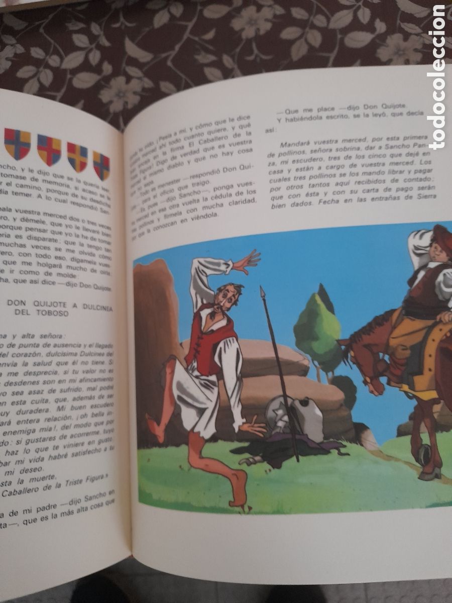 Libros de segunda mano: Don Quijote de la Mancha. Tom&oacute; 1 y 2 . Ver&oacute;nica Editor 1968 - Foto 5
