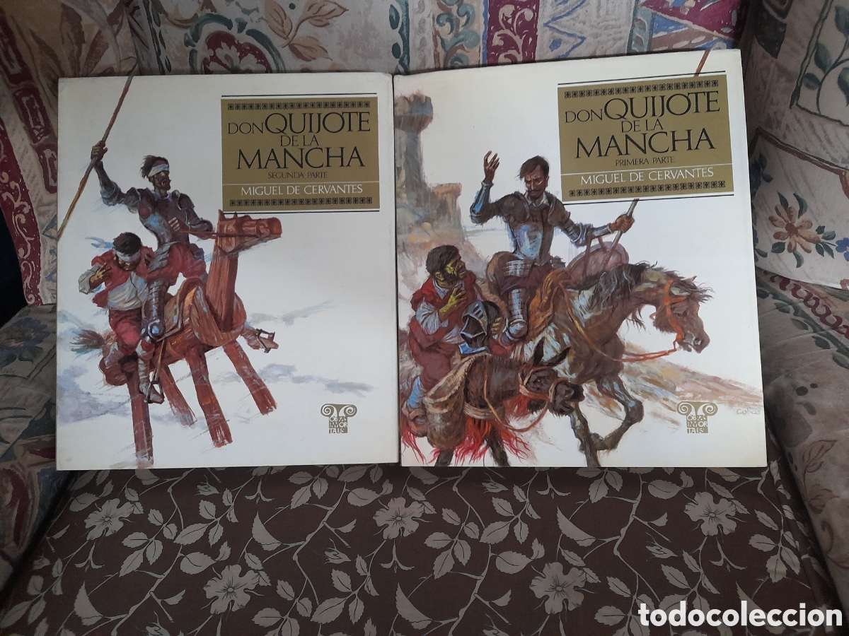 Libros de segunda mano: Don Quijote de la Mancha. Tom&oacute; 1 y 2 . Ver&oacute;nica Editor 1968 - Foto 1