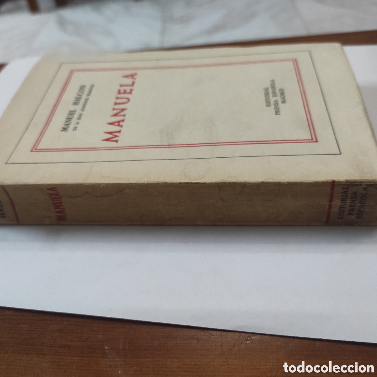 Libros de segunda mano: Manuela - Manuel Halc&oacute;n - Foto 3