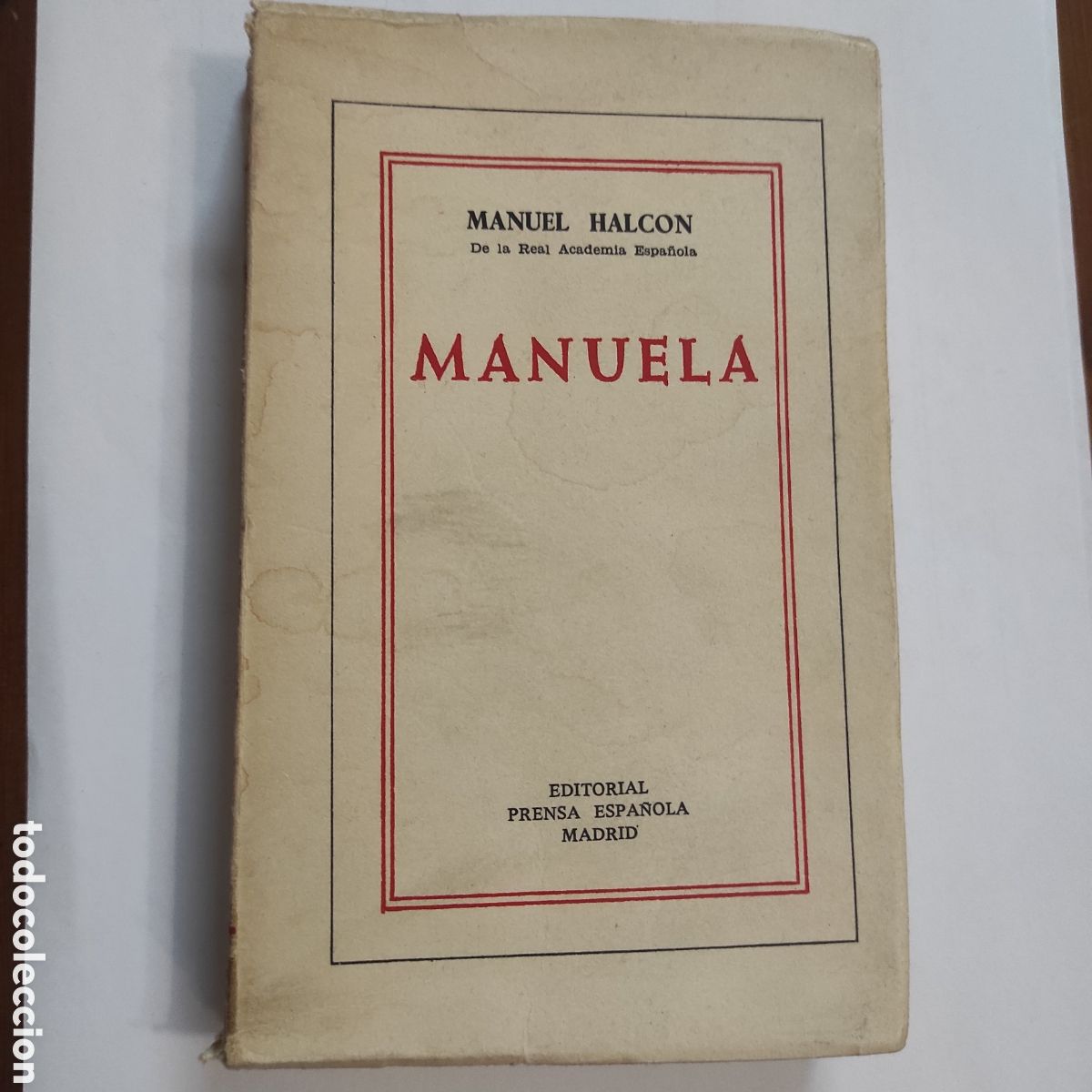 Libros de segunda mano: Manuela - Manuel Halc&oacute;n - Foto 1