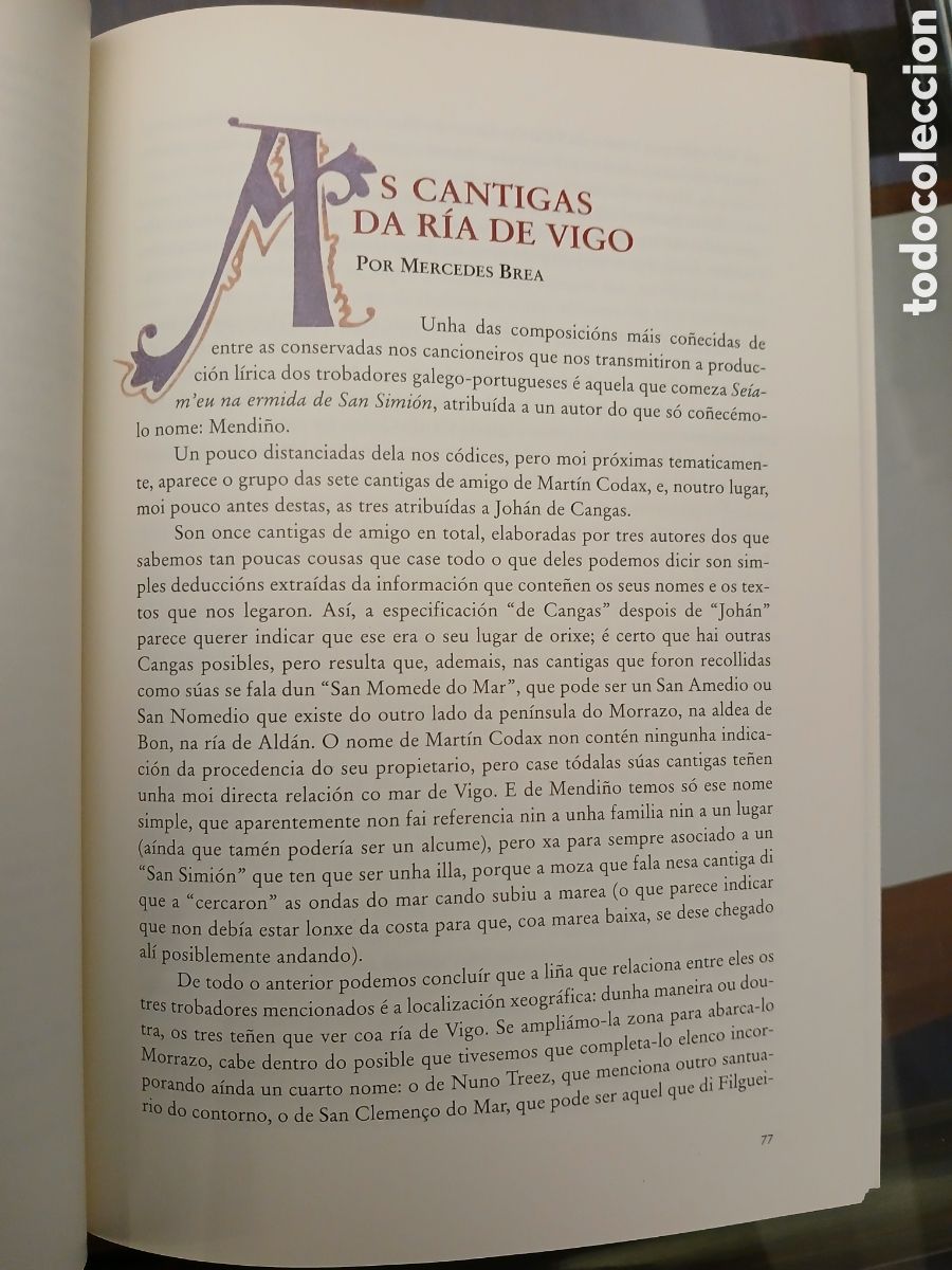 Libros de segunda mano: Cantigas do Mar. GALICIA. - Foto 12