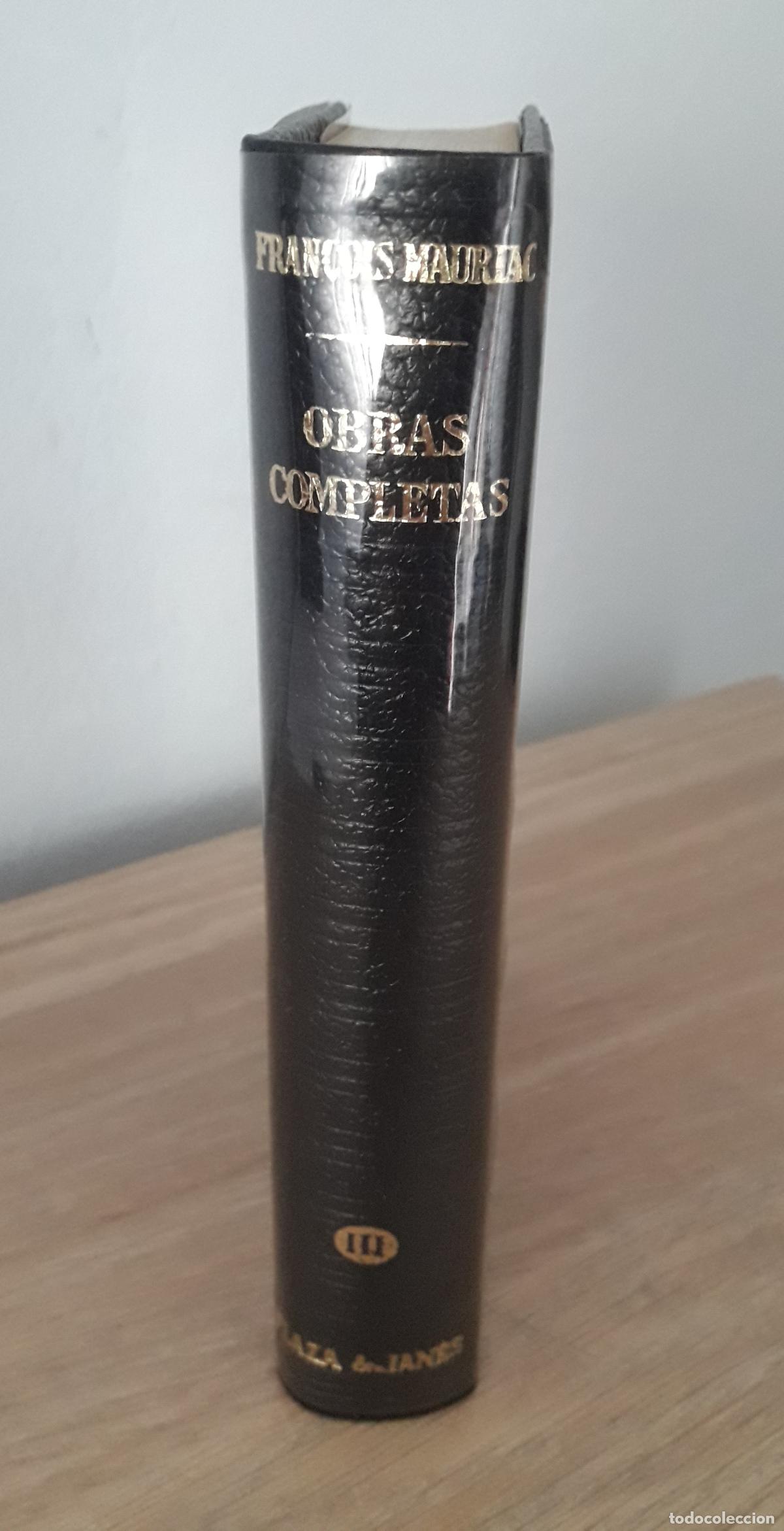 Libros de segunda mano: FRAN&Ccedil;OIS MAURIAC OBRAS COMPLETAS. TOMO III. - Foto 1