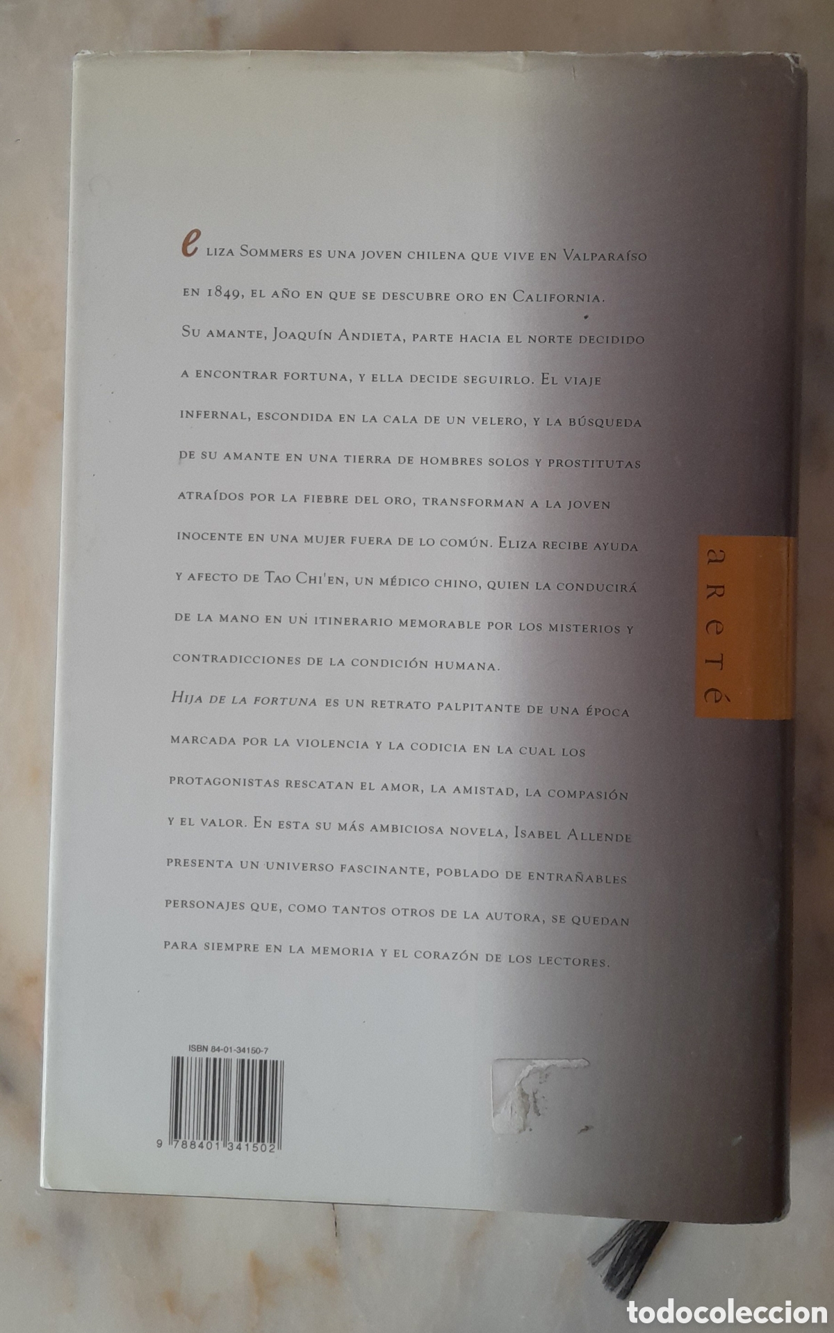 Libros de segunda mano: Hija de la fortuna de Isabel Allende - Foto 2