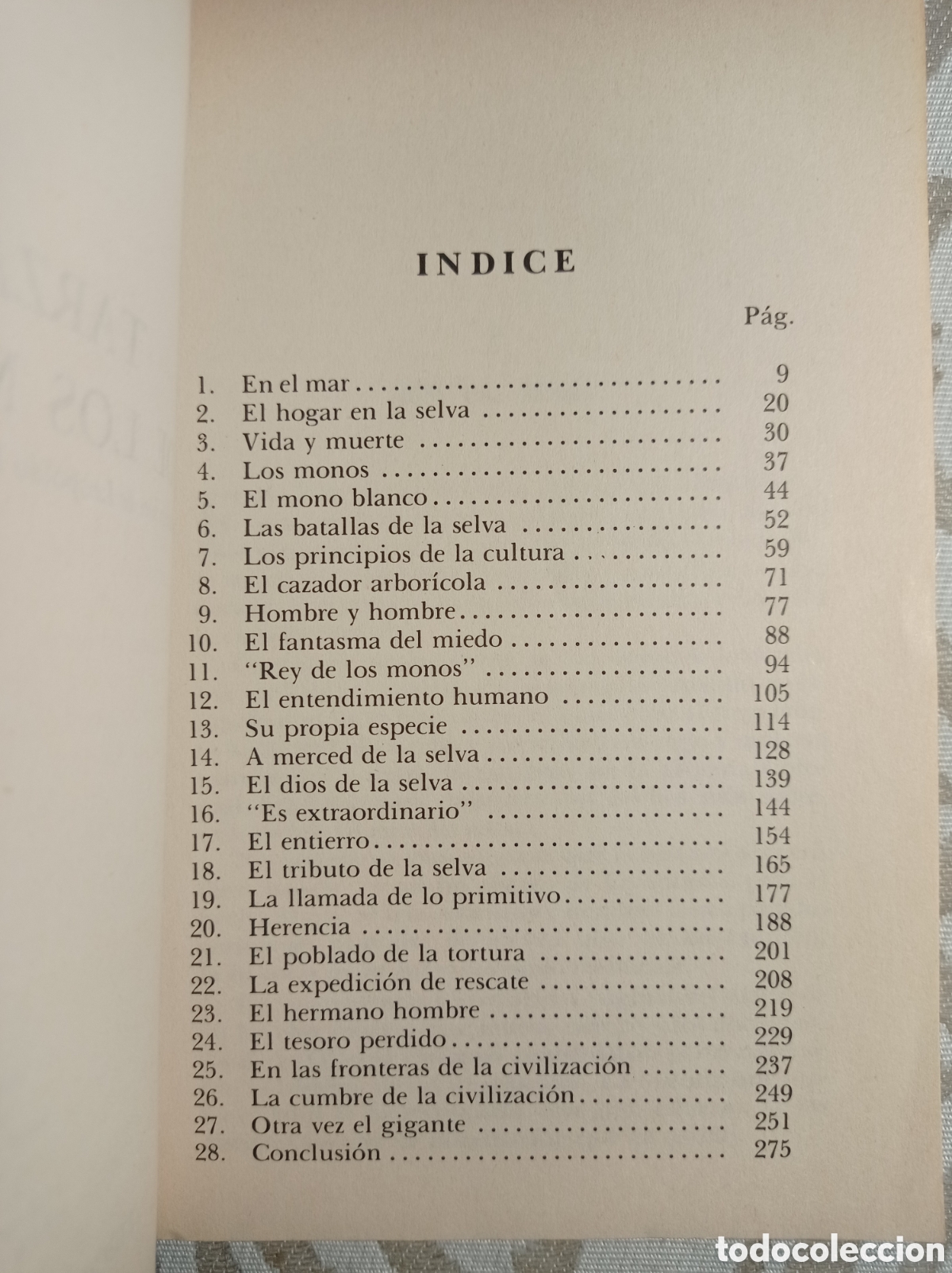 Libros de segunda mano: TARZ&Aacute;N DE LOS MONOS. NOVELA. 1981. - Foto 3