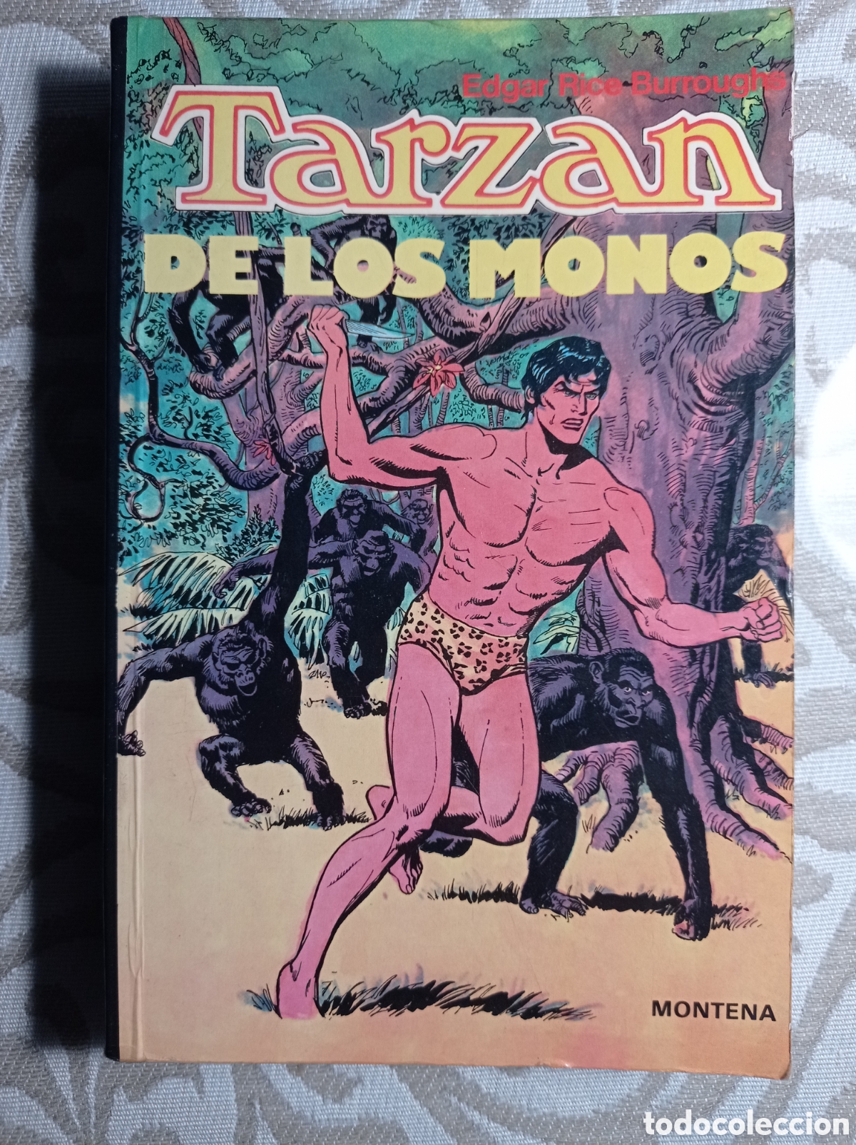 Libros de segunda mano: TARZ&Aacute;N DE LOS MONOS. NOVELA. 1981. - Foto 1