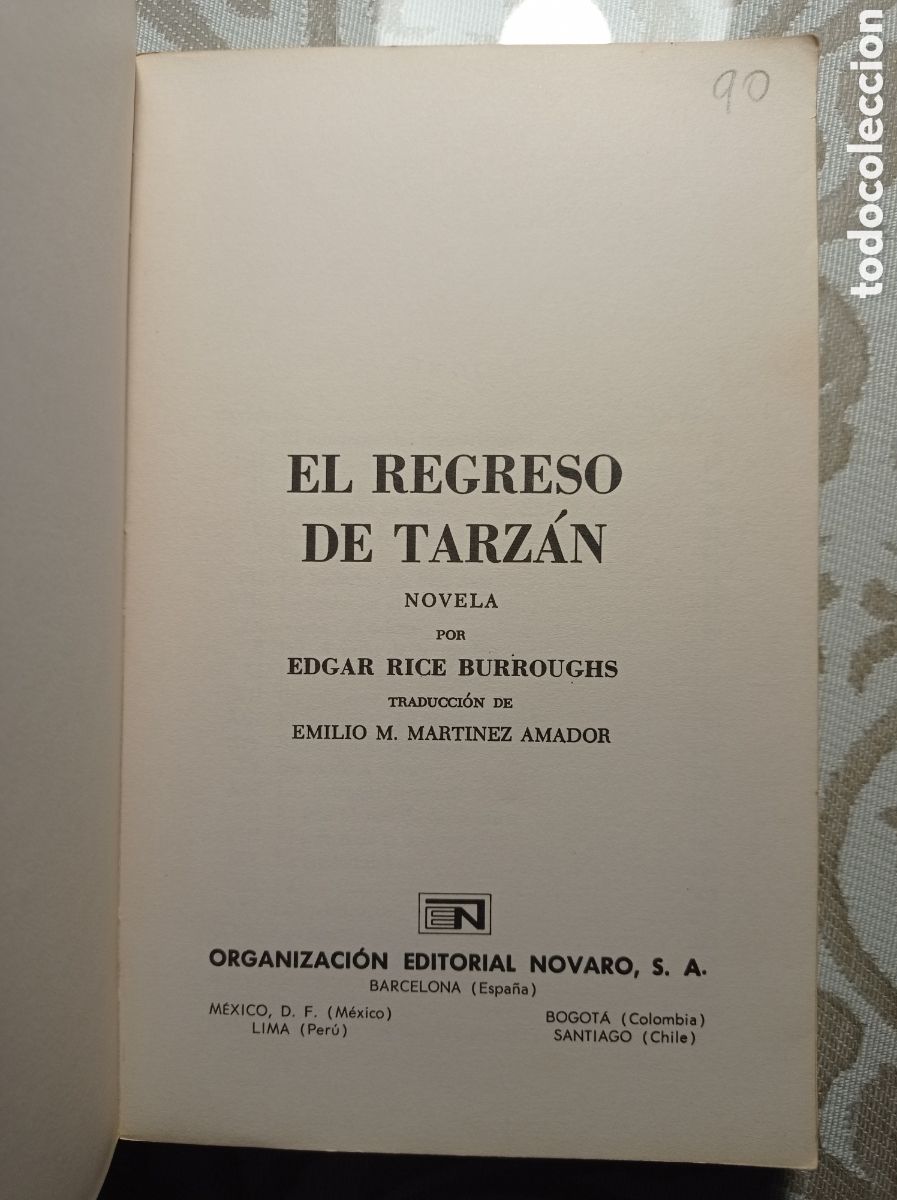 Libros de segunda mano: DOS NOVELAS DE TARZ&Aacute;N. NOVARO. LOS 70 - Foto 3