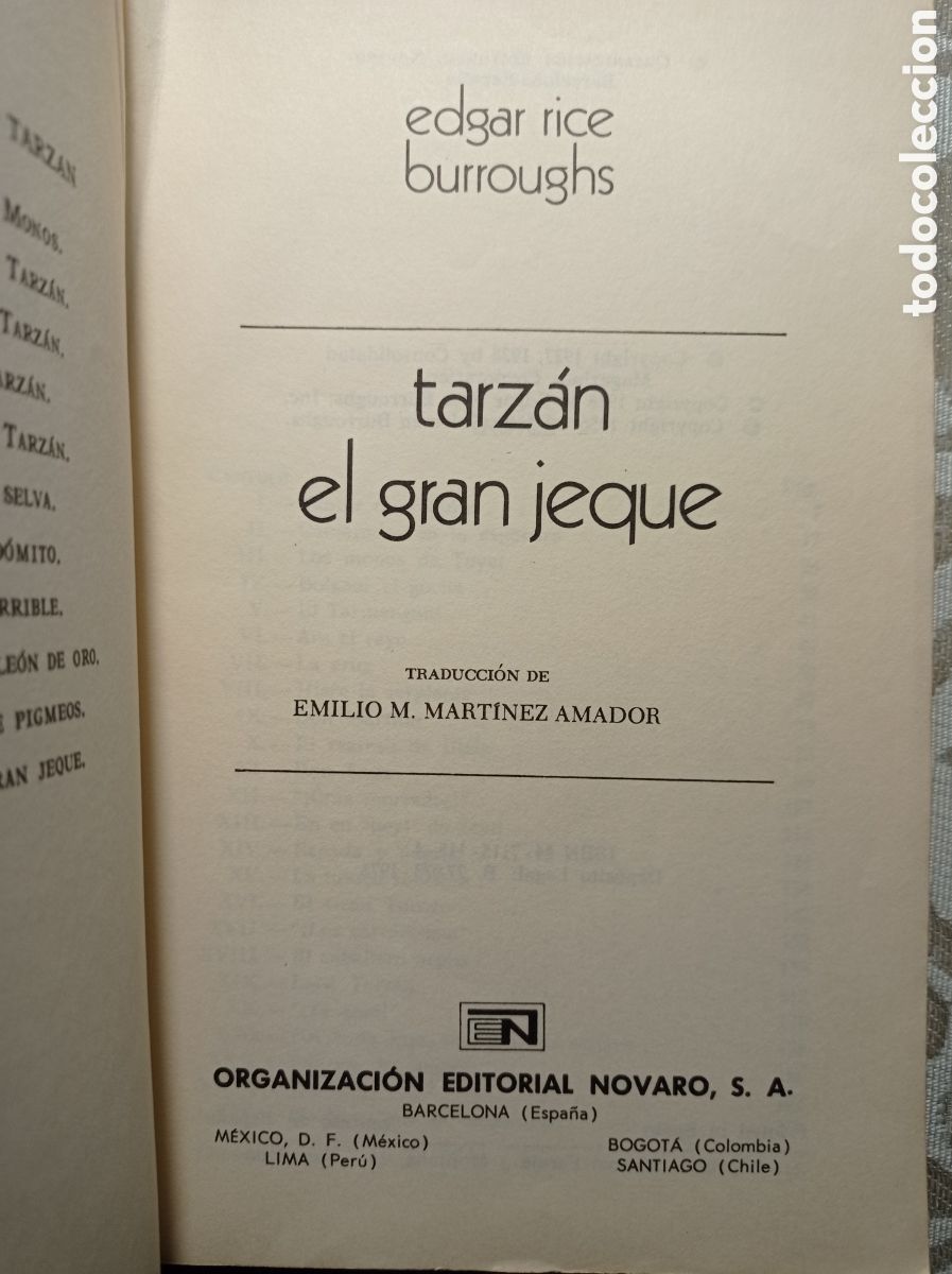 Libros de segunda mano: DOS NOVELAS DE TARZ&Aacute;N. NOVARO. LOS 70 - Foto 7