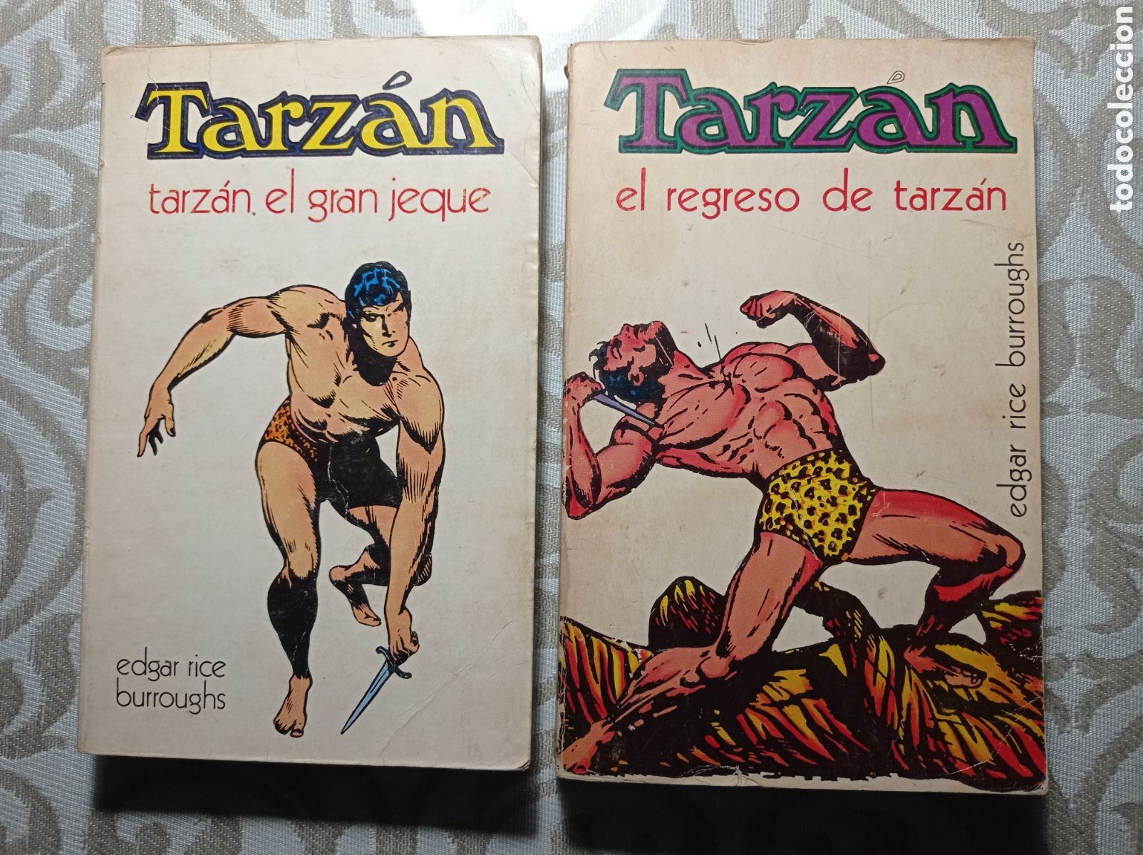 Libros de segunda mano: DOS NOVELAS DE TARZ&Aacute;N. NOVARO. LOS 70 - Foto 1