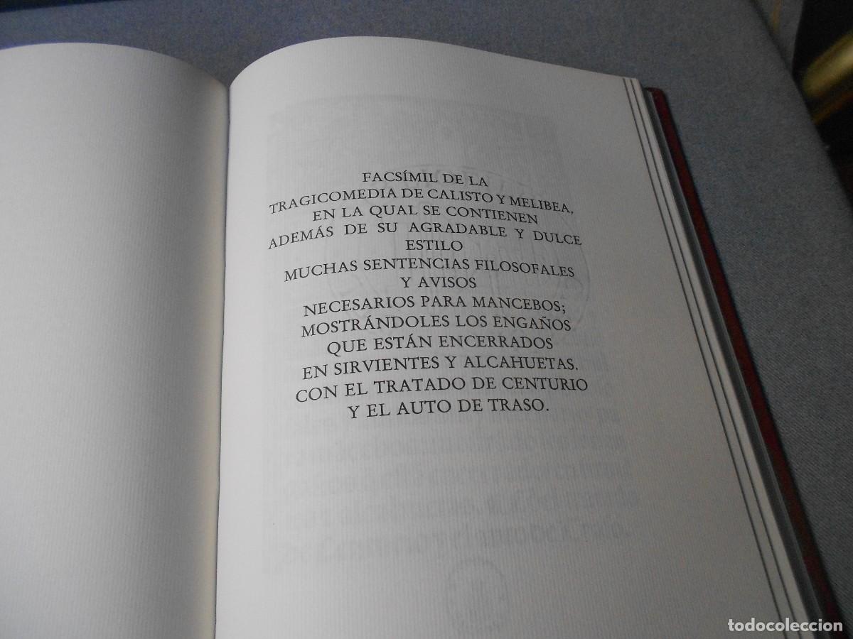 Libros de segunda mano: LA CELESTINA. FACSIMIL - Foto 3
