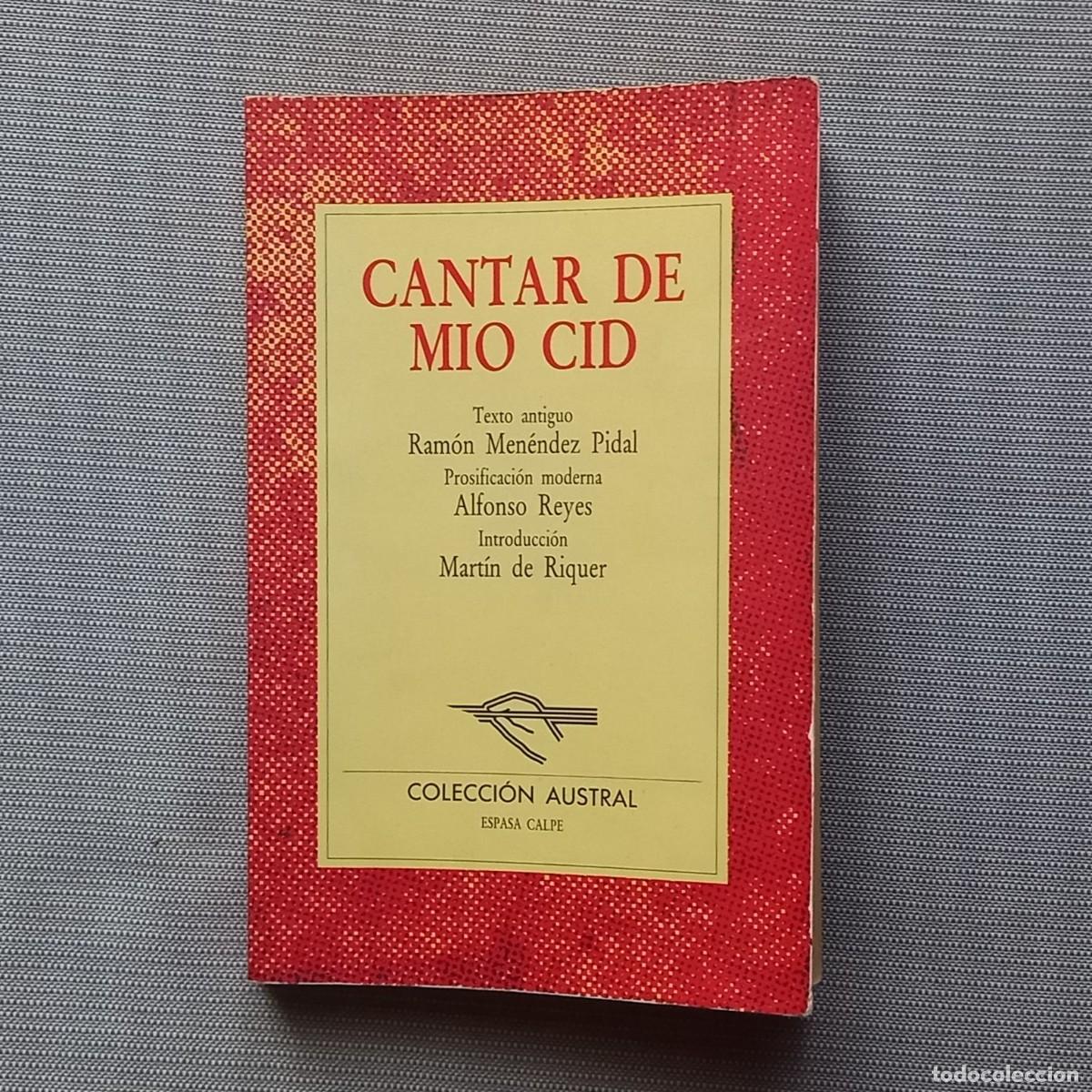 Libros de segunda mano: CANTAR DEL MIO CID - INTRODUCCI&Oacute;N MART&Iacute;N DE RIQUER. - Foto 1