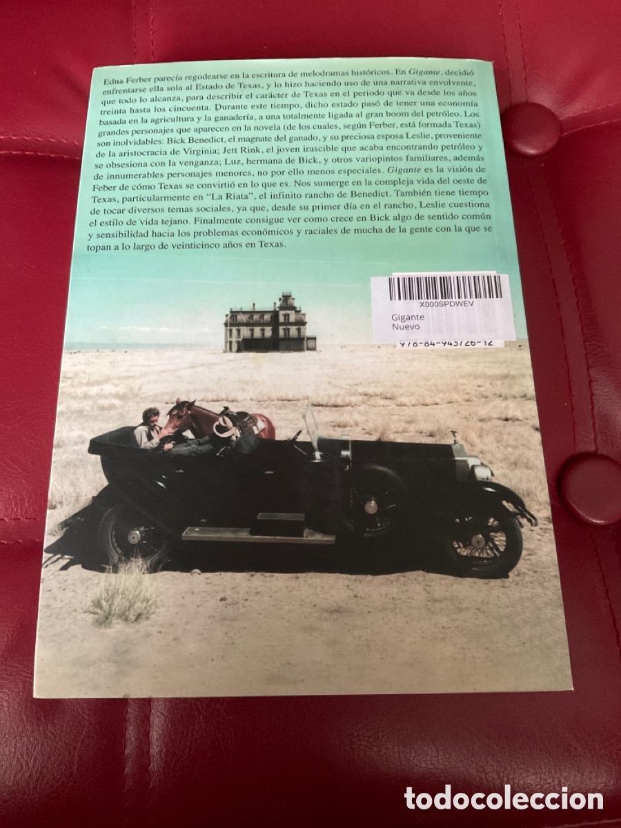 Libros de segunda mano: Gigante. Edna Ferber - Foto 2