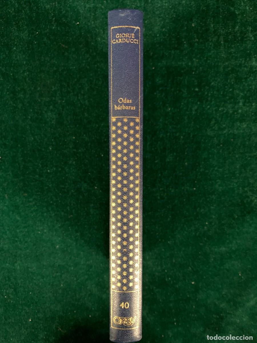 Libros de segunda mano: LIBROS; ODAS BARBARAS - GIOSU&Eacute; CARDUCCI - Foto 3