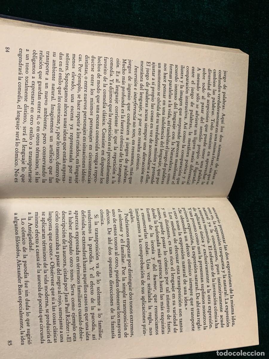 Libros de segunda mano: LIBROS; LA RISA - HENRI BERGSON - Foto 4