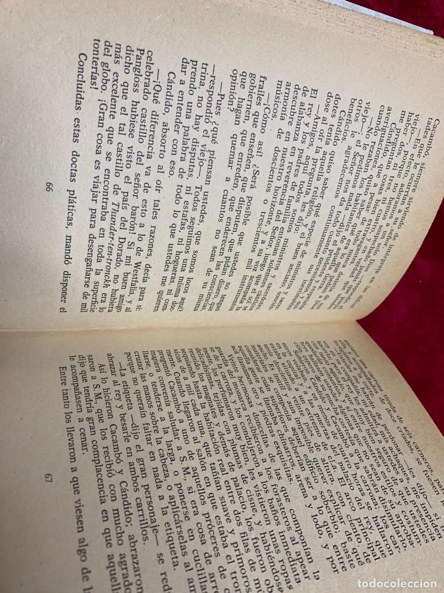 Libros de segunda mano: LIBROS; &laquo;C&Aacute;NDIDO - EL INGENUO&raquo; VOLTAIRE. - Foto 6