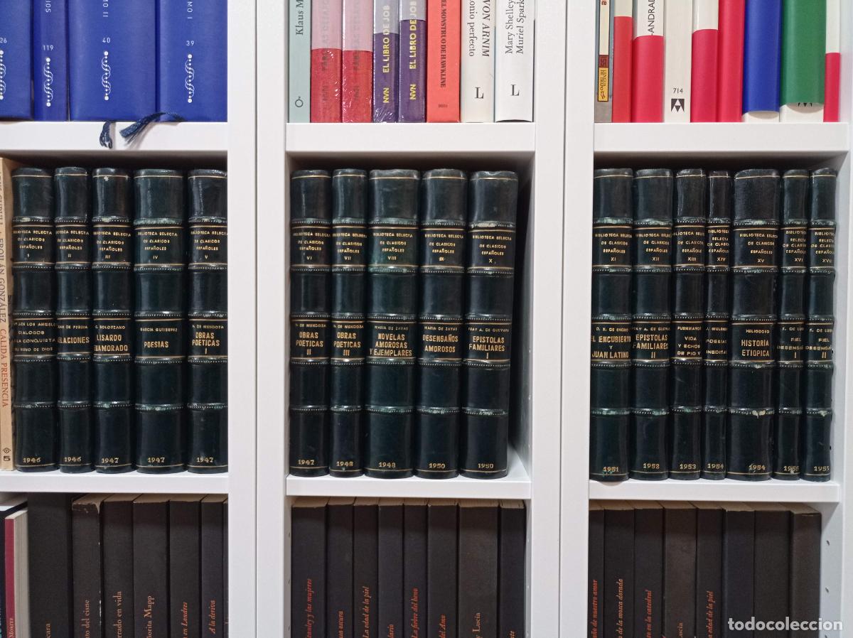 Libros de segunda mano: De 1946 a 1955 - VV.AA. Biblioteca Selecta de Cl&aacute;sicos Espa&ntilde;oles, 17 tomos (obra completa)