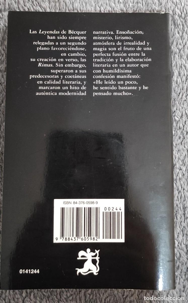 Libros de segunda mano: LEYENDAS (19&ordf; ED. Espa&ntilde;ol) - Foto 2