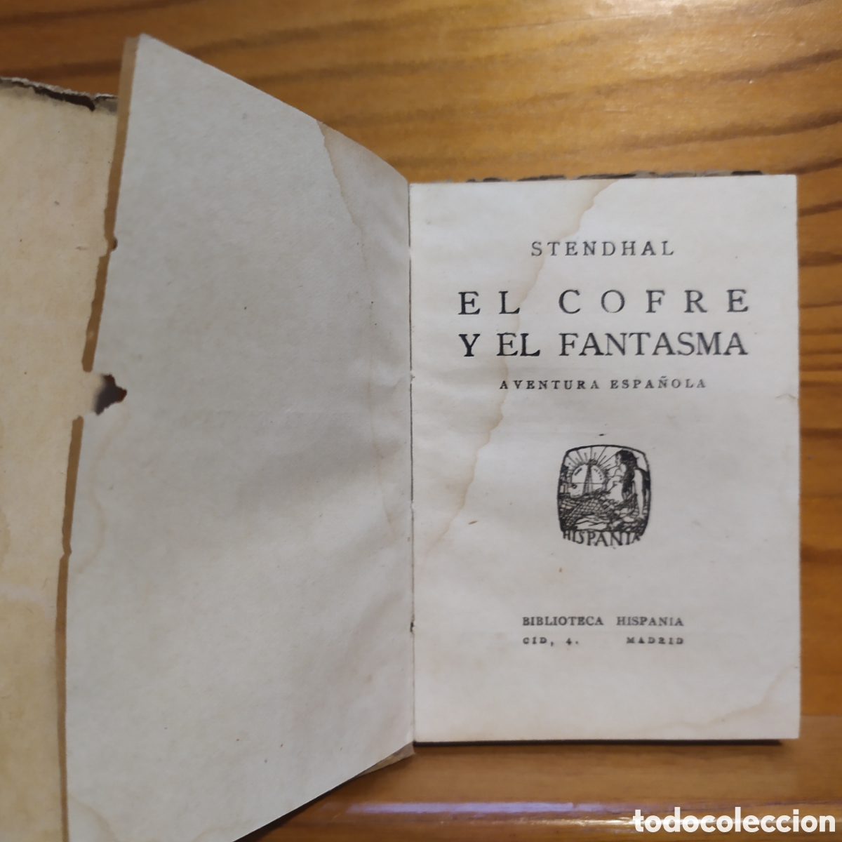 Libros de segunda mano: Miniatura - Stendhal, El cofre y el fantasma - Biblioteca Hispania - Foto 3