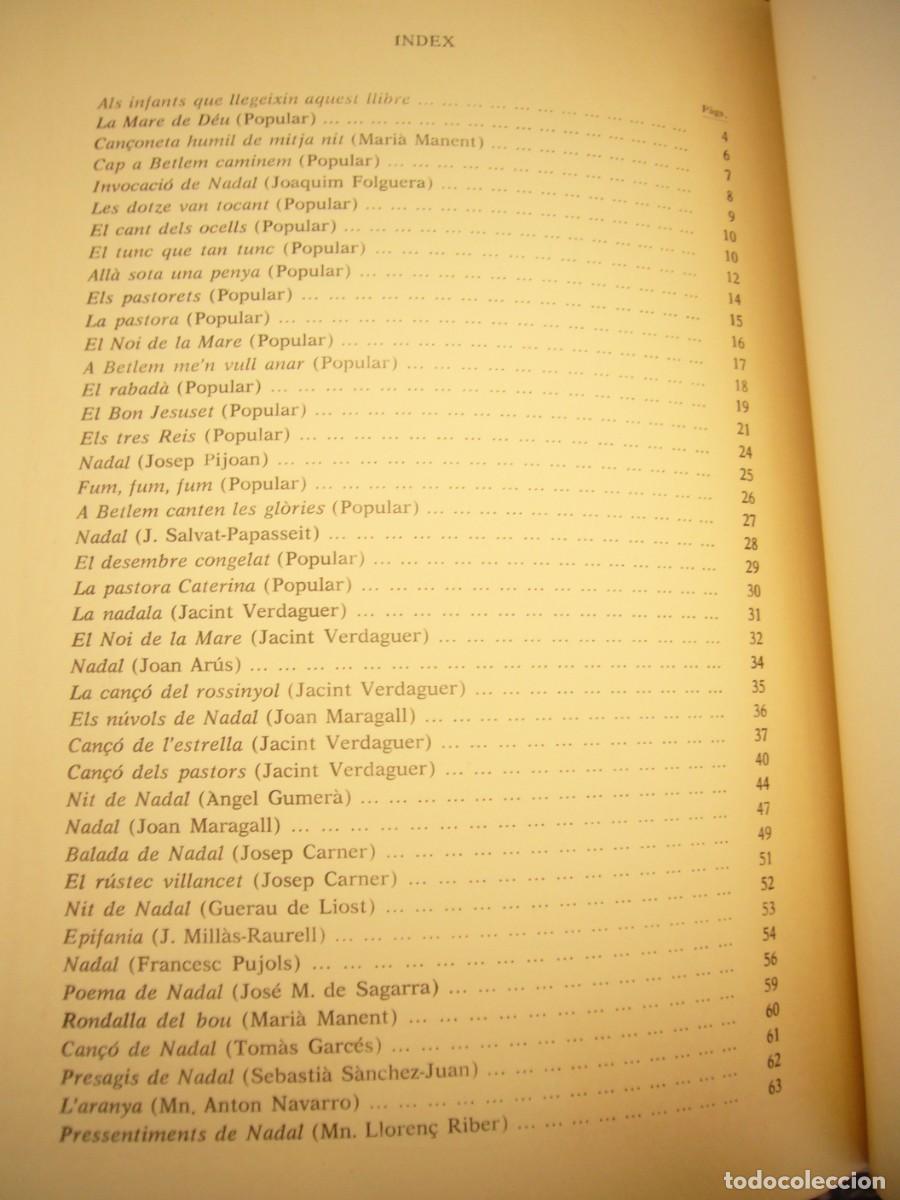 Libros de segunda mano: CAN&Ccedil;ONER DE NADAL (JUVENTUD, 1967) MOLT BON ESTAT - Foto 5