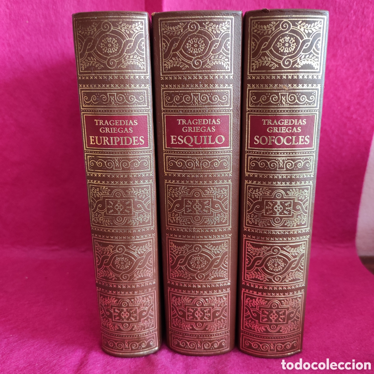 Libros de segunda mano: TRAGEDIAS GRIEGAS ESQUILO, EURIPIDES, SOFOCLES - AMIGOS DEL CIRCULO DEL BIBLIOFILO 3 TOMOS COMPLETA - Foto 1