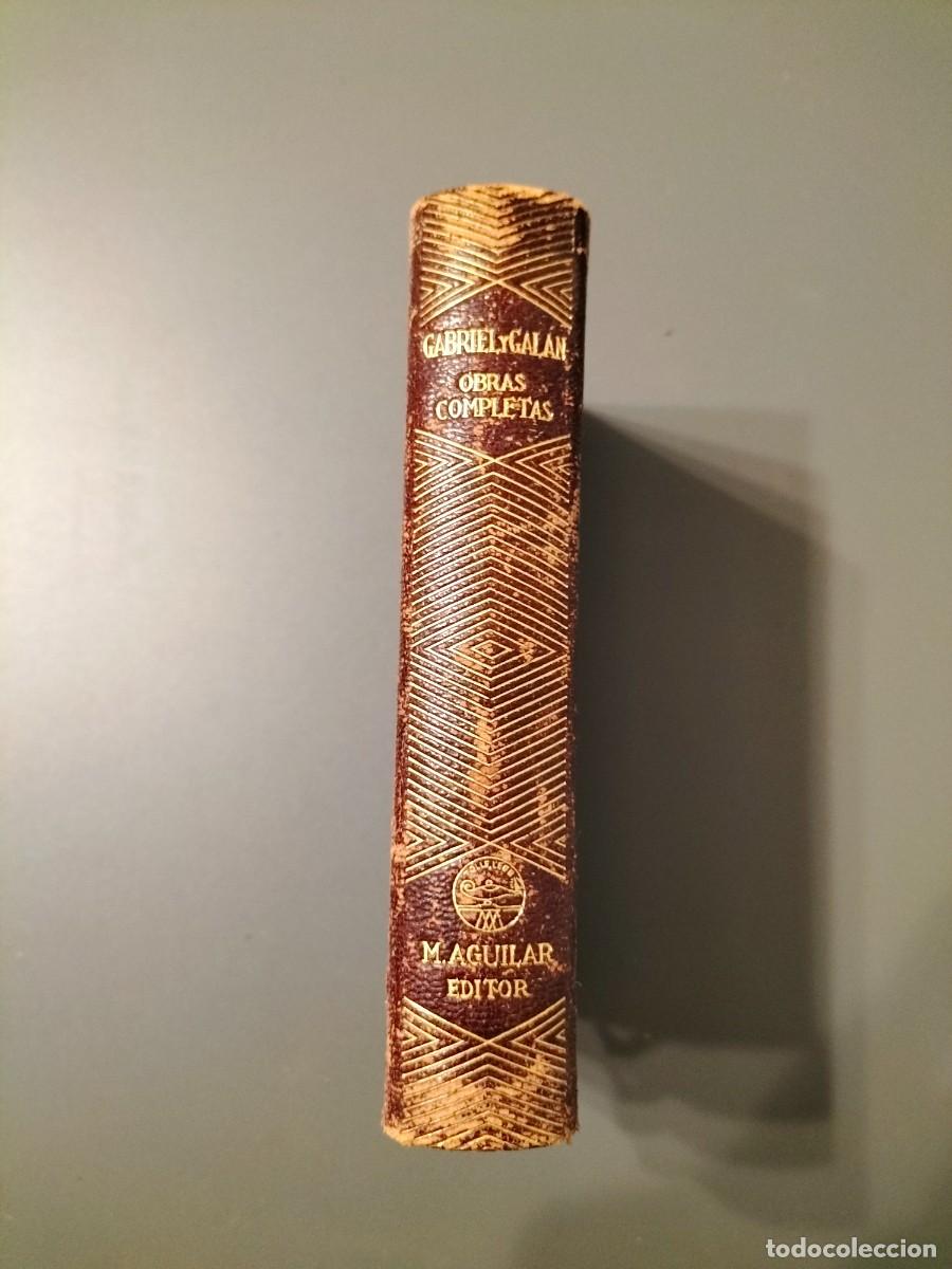 Libros de segunda mano: Obras completas - Gabriel y Gal&aacute;n. Aguilar. 1941 - Foto 1