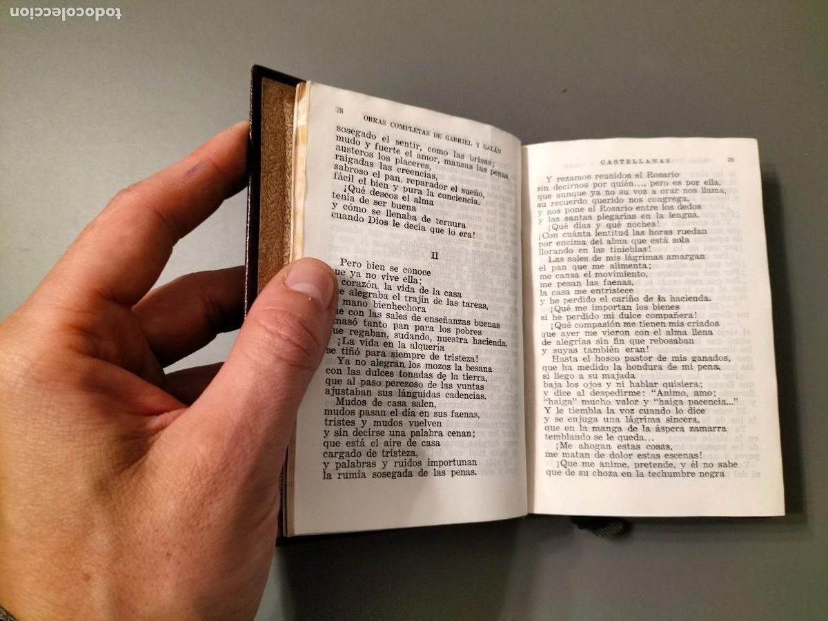 Libros de segunda mano: Obras completas - Gabriel y Gal&aacute;n. Aguilar. 1941 - Foto 6