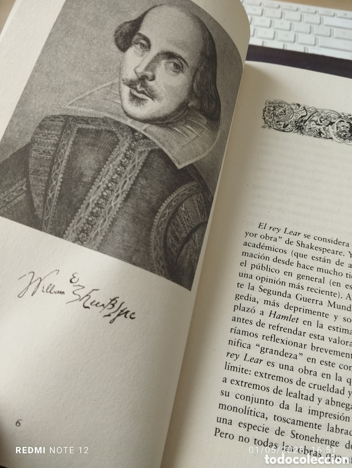 Libros de segunda mano: Shakespeare W.-El Rey Lear.Coleccion Obra completa de RBA.2003.Excelente. - Foto 7