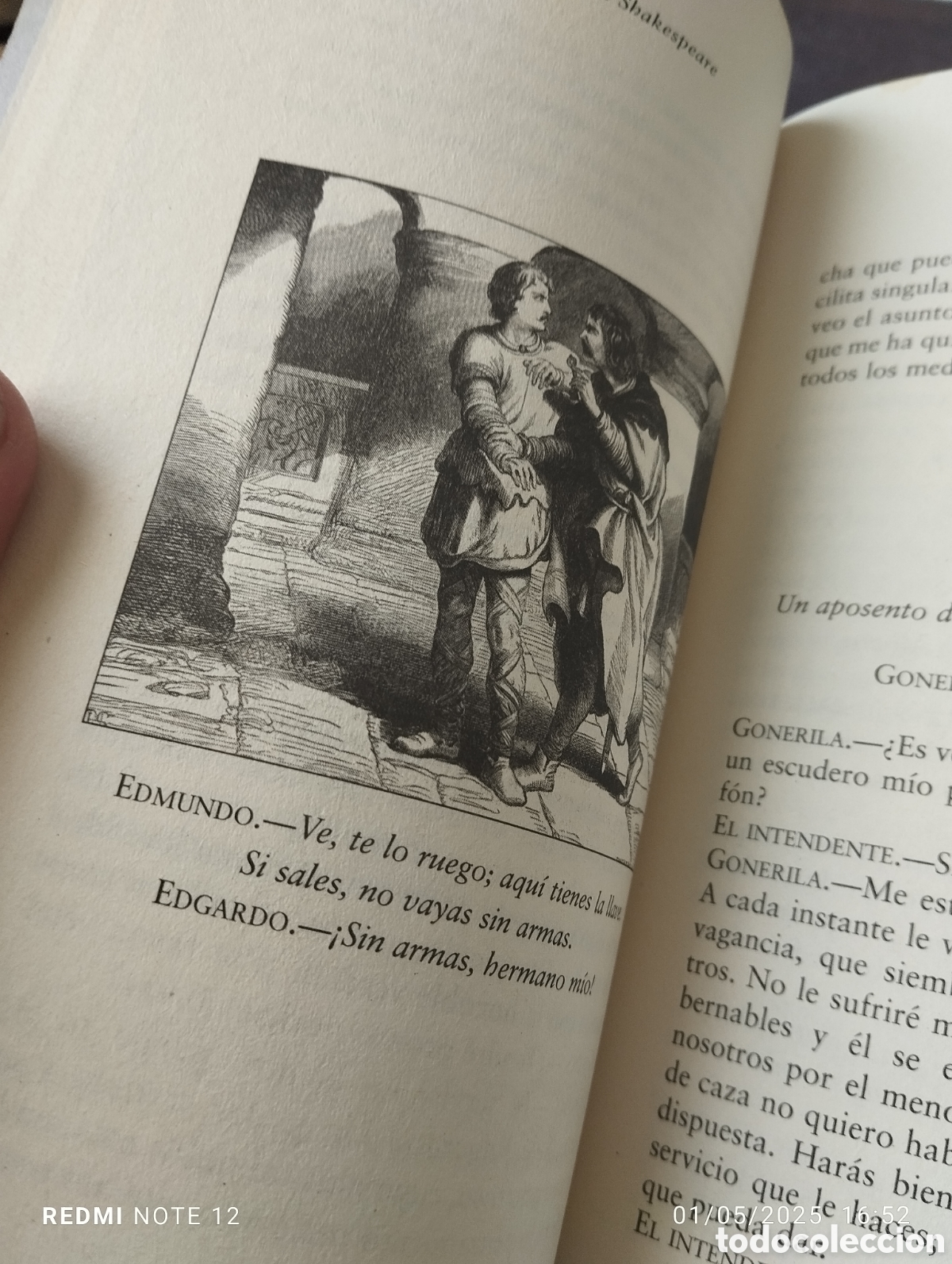Libros de segunda mano: Shakespeare W.-El Rey Lear.Coleccion Obra completa de RBA.2003.Excelente. - Foto 9
