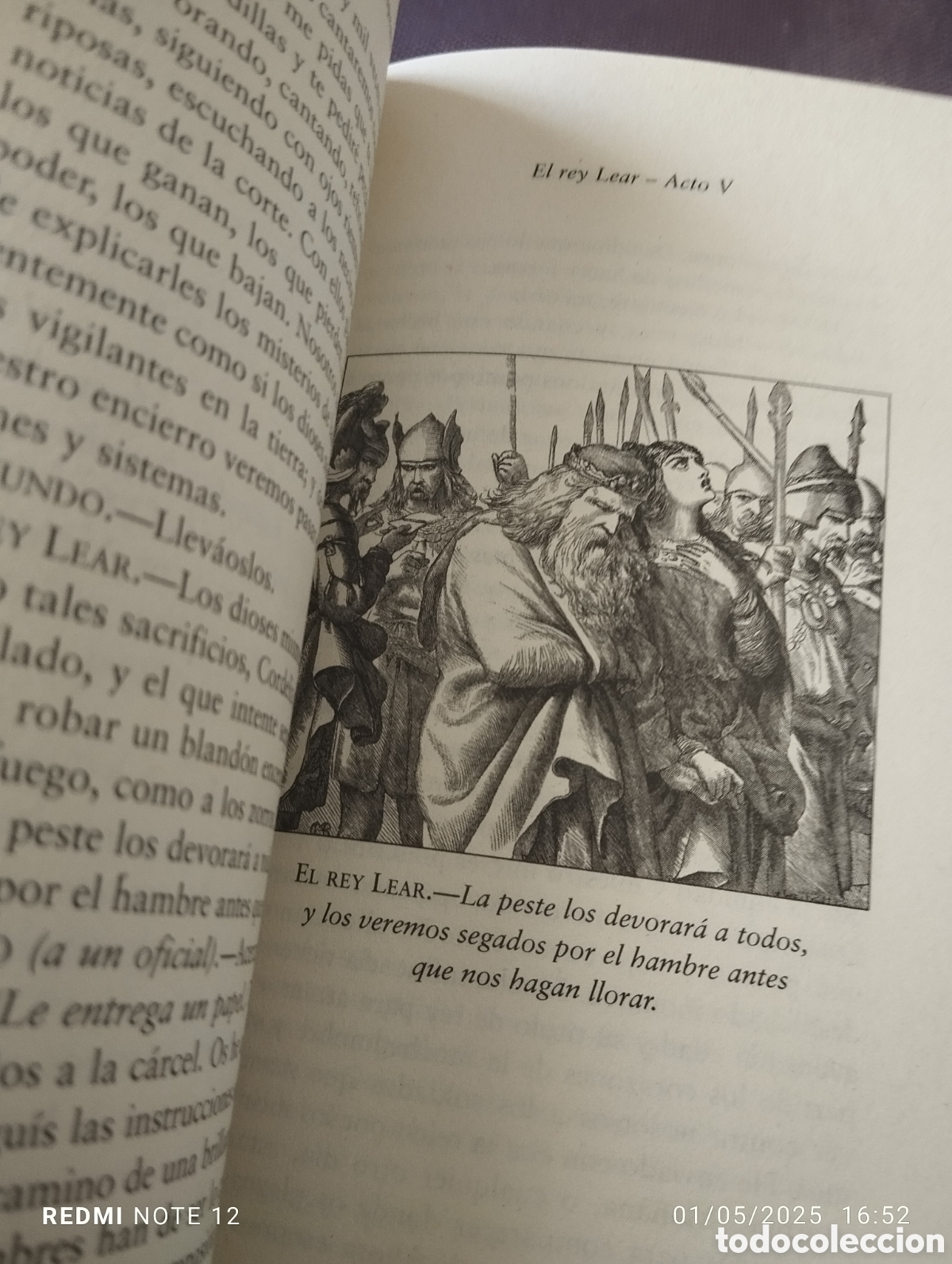 Libros de segunda mano: Shakespeare W.-El Rey Lear.Coleccion Obra completa de RBA.2003.Excelente. - Foto 12