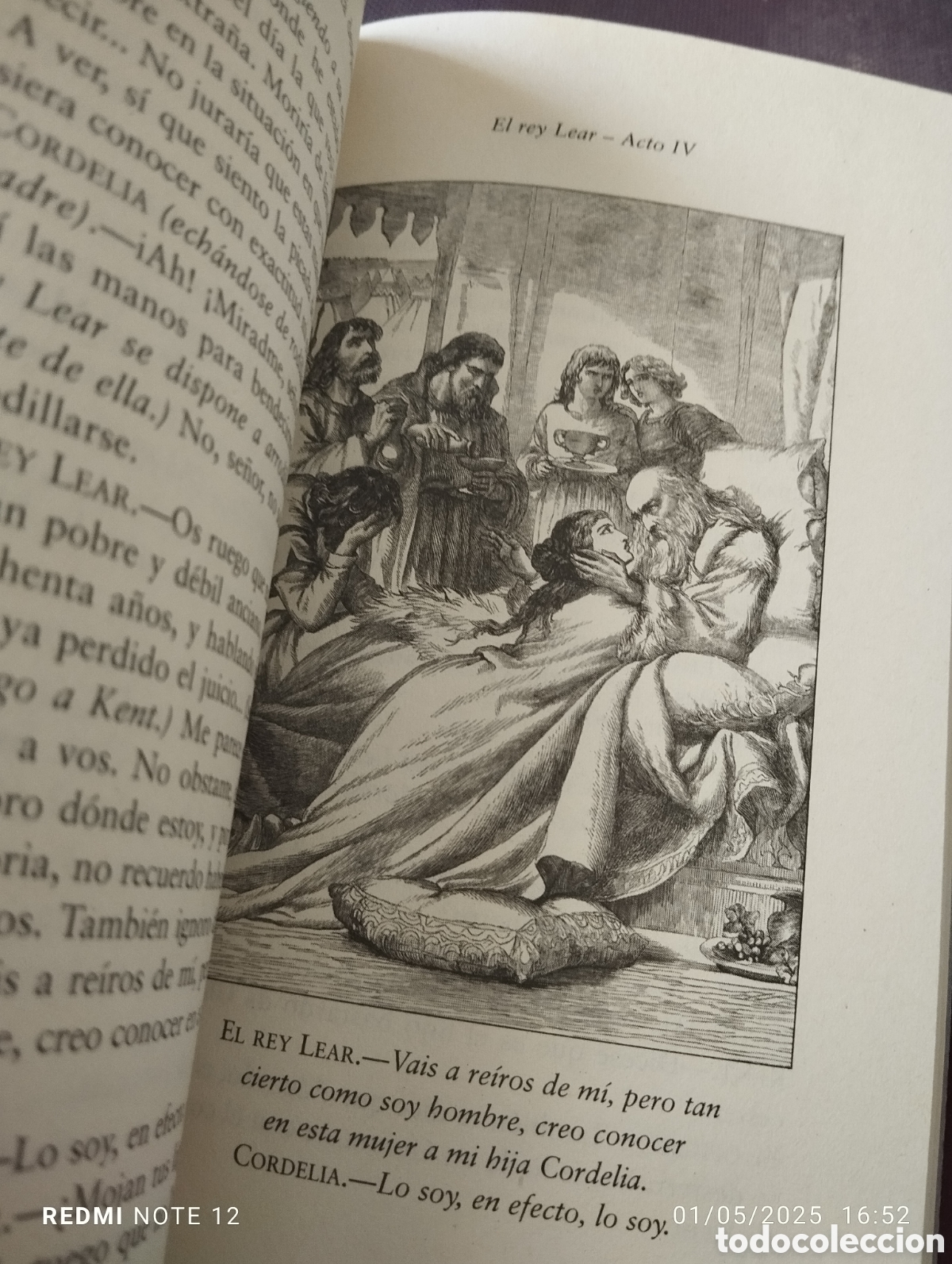 Libros de segunda mano: Shakespeare W.-El Rey Lear.Coleccion Obra completa de RBA.2003.Excelente. - Foto 13