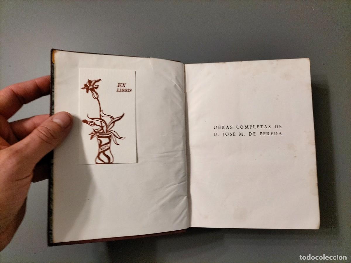 Libros de segunda mano: Obras completas - Jos&eacute; Mar&iacute;a de Pereda. Aguilar 1934 - Foto 5