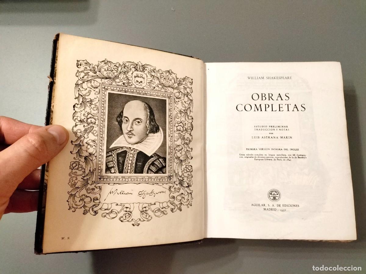 Libros de segunda mano: Obras completas - William Shakespeare. Aguilar. 1951 - Foto 4