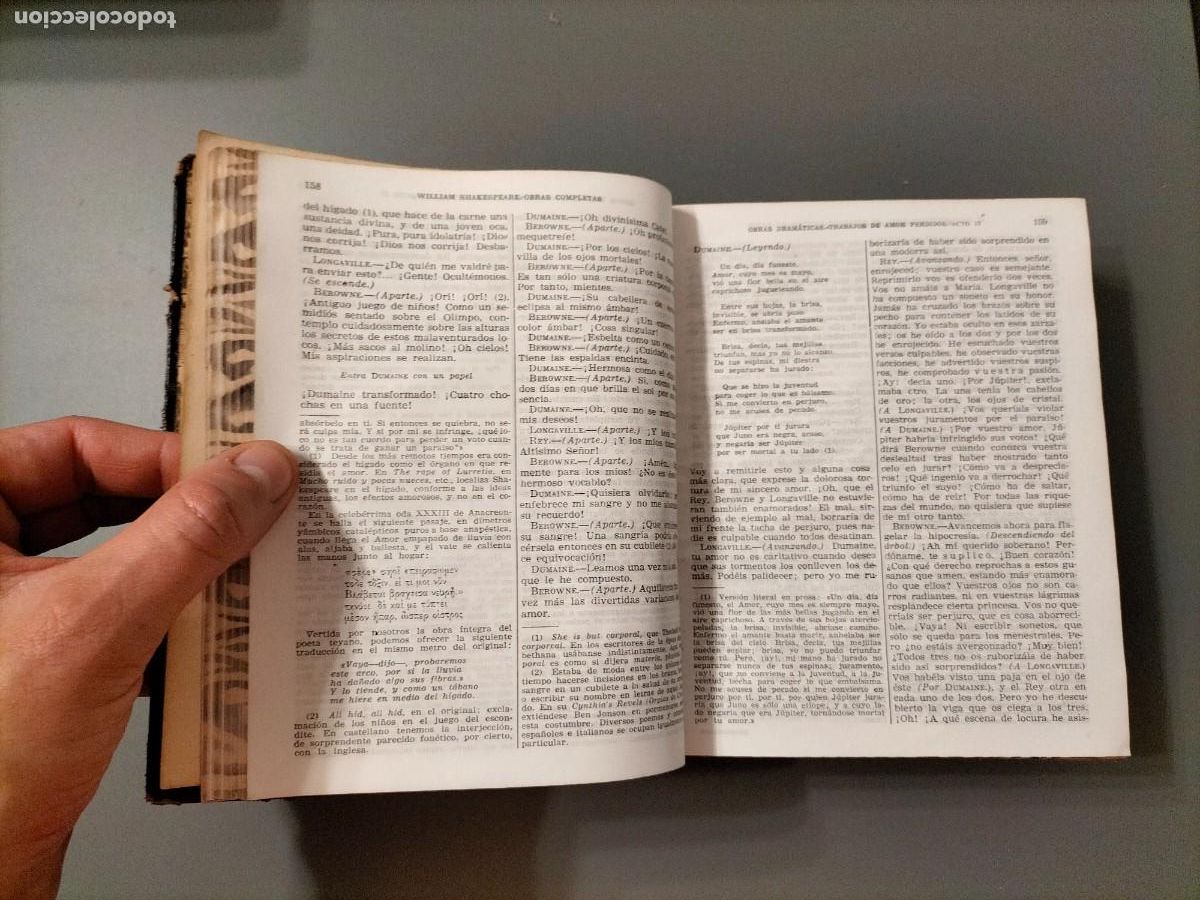 Libros de segunda mano: Obras completas - William Shakespeare. Aguilar. 1951 - Foto 5