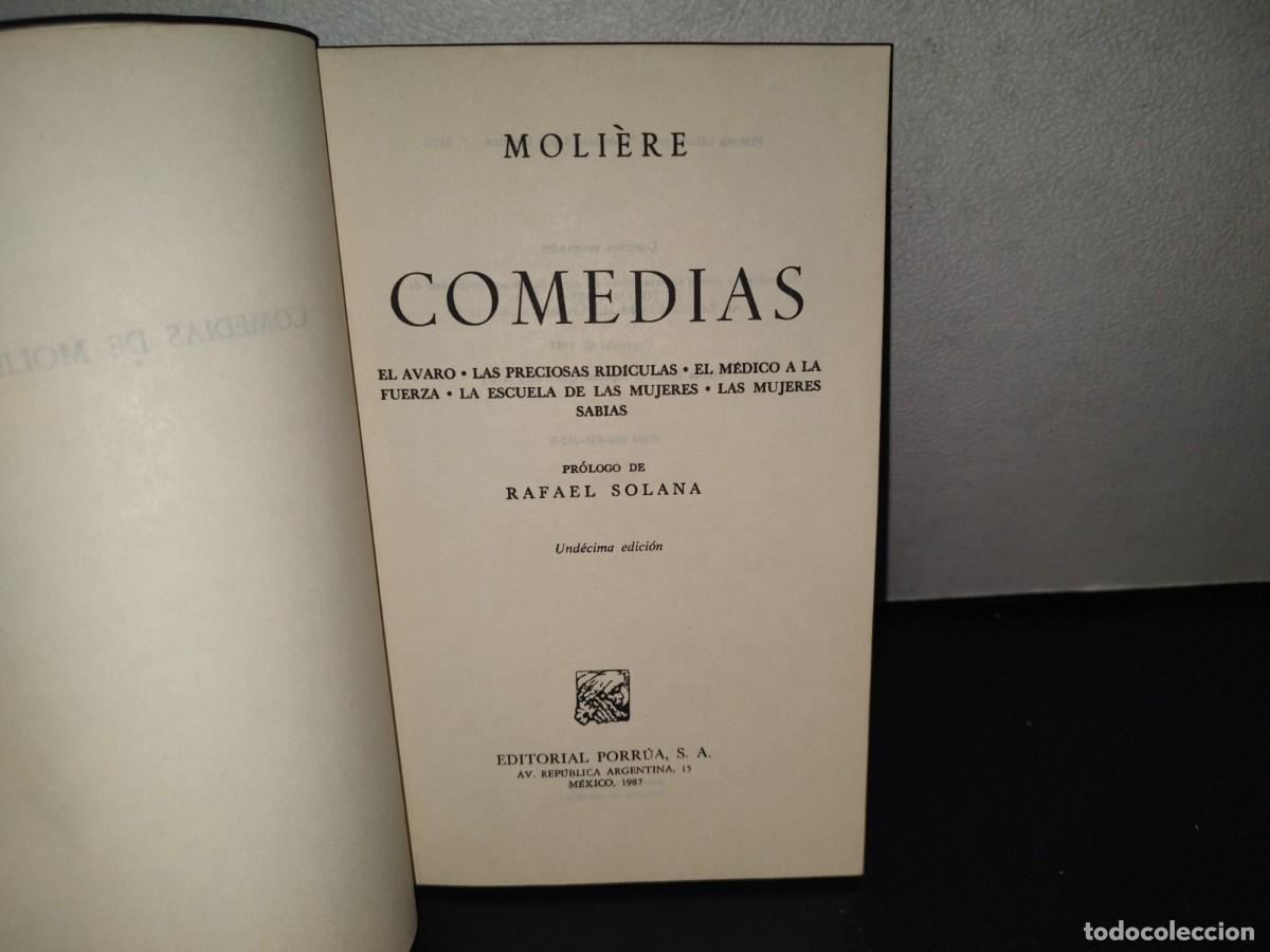 Libros de segunda mano: 148- MOLIERE. COMEDIAS - PORR&Uacute;A - Foto 4