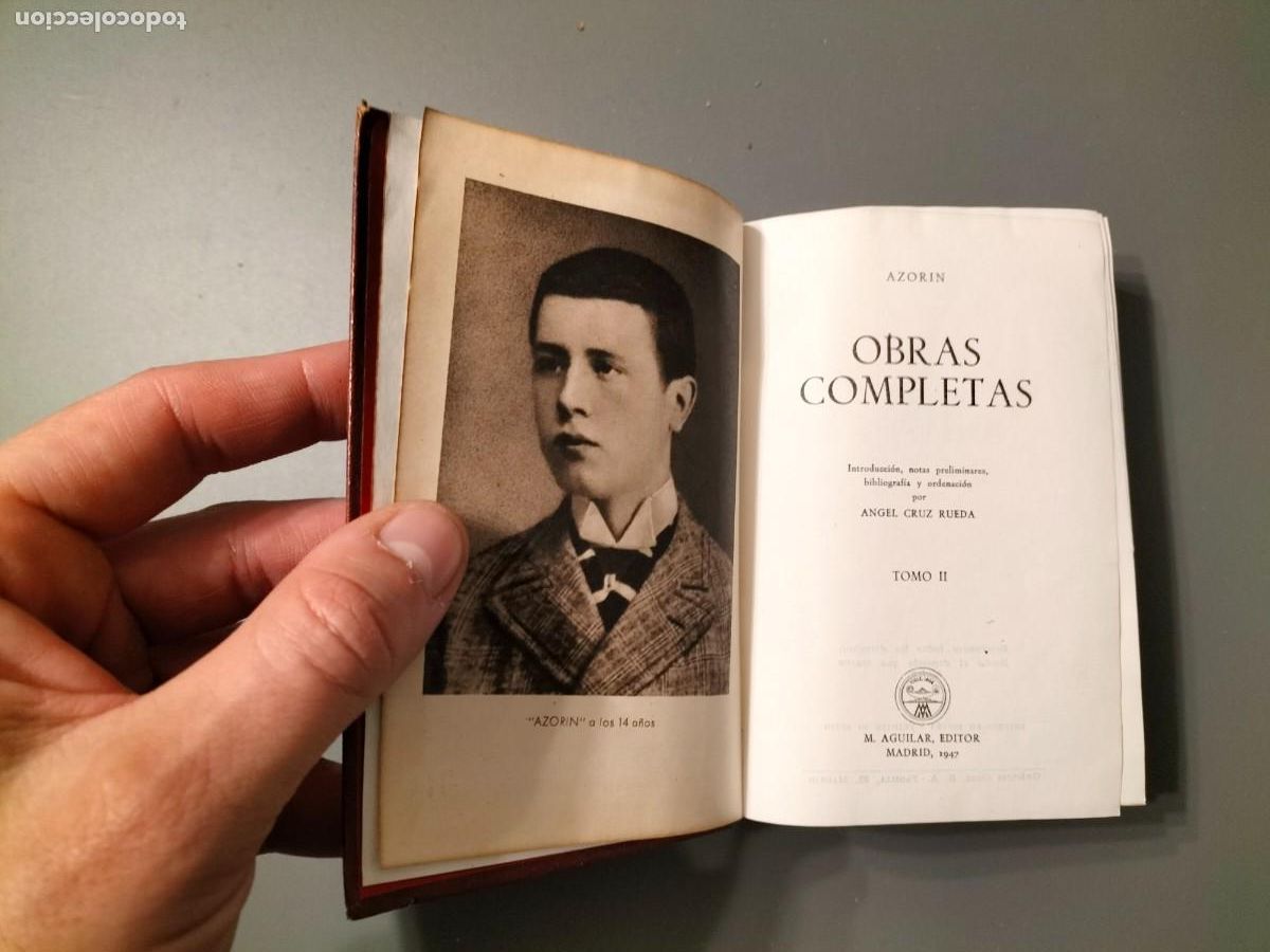 Libros de segunda mano: Obras completas II - Azor&iacute;n. Aguilar Joya 1947 - Foto 5