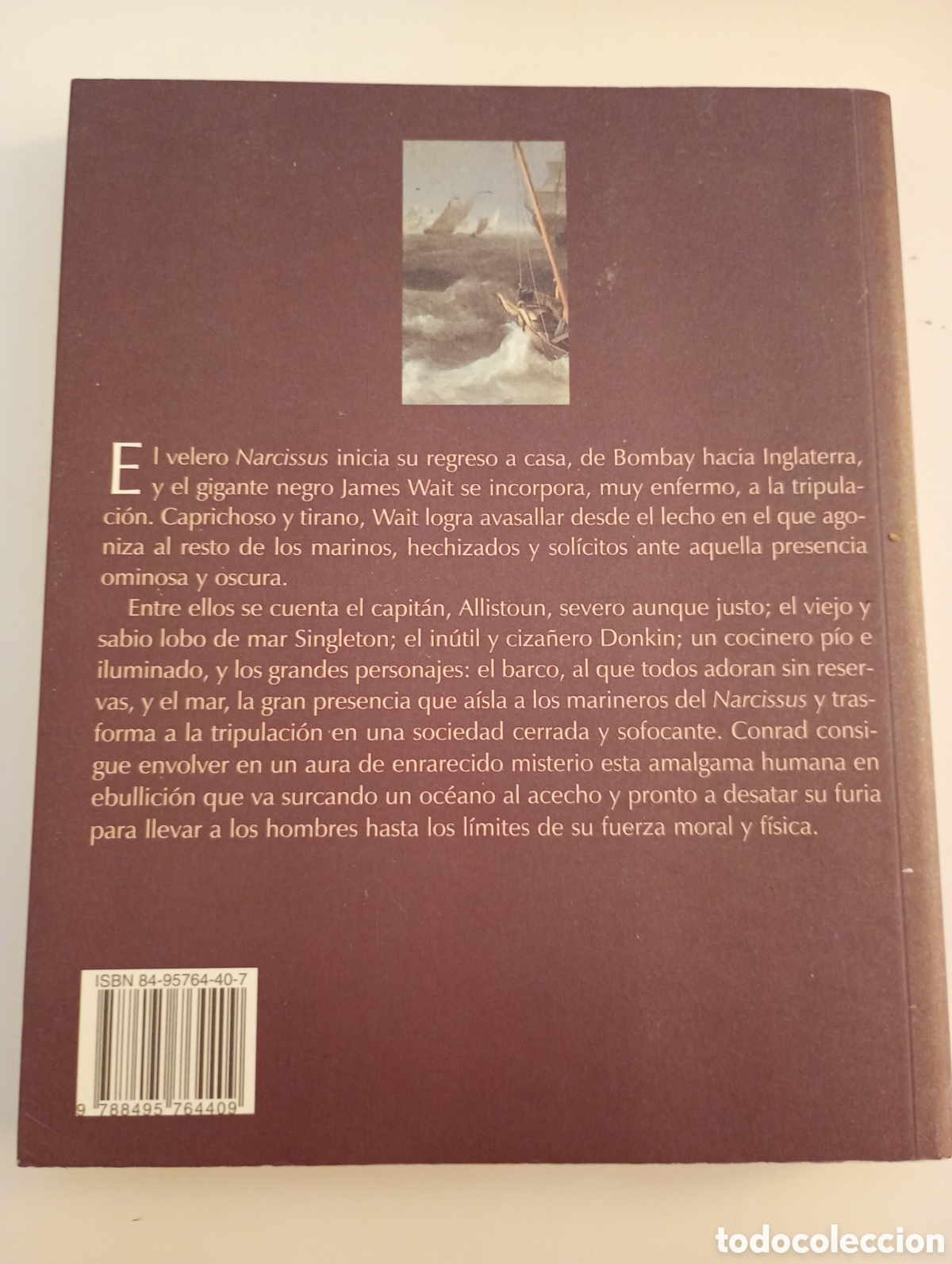 Libros de segunda mano: El negro del Narcissus , Joseph Conrad. ediciones Barataria - Foto 2